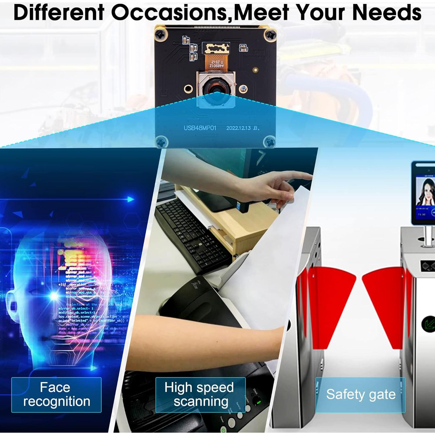 Cámara USB 48MP IFWATER Autofocus 8000x6000 Plug & Play