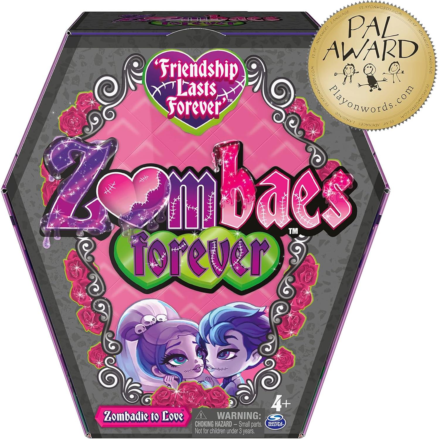 Conjunto Deluxe Zombadie para Amar - 2 Muñecas Zombie 8.9 cm