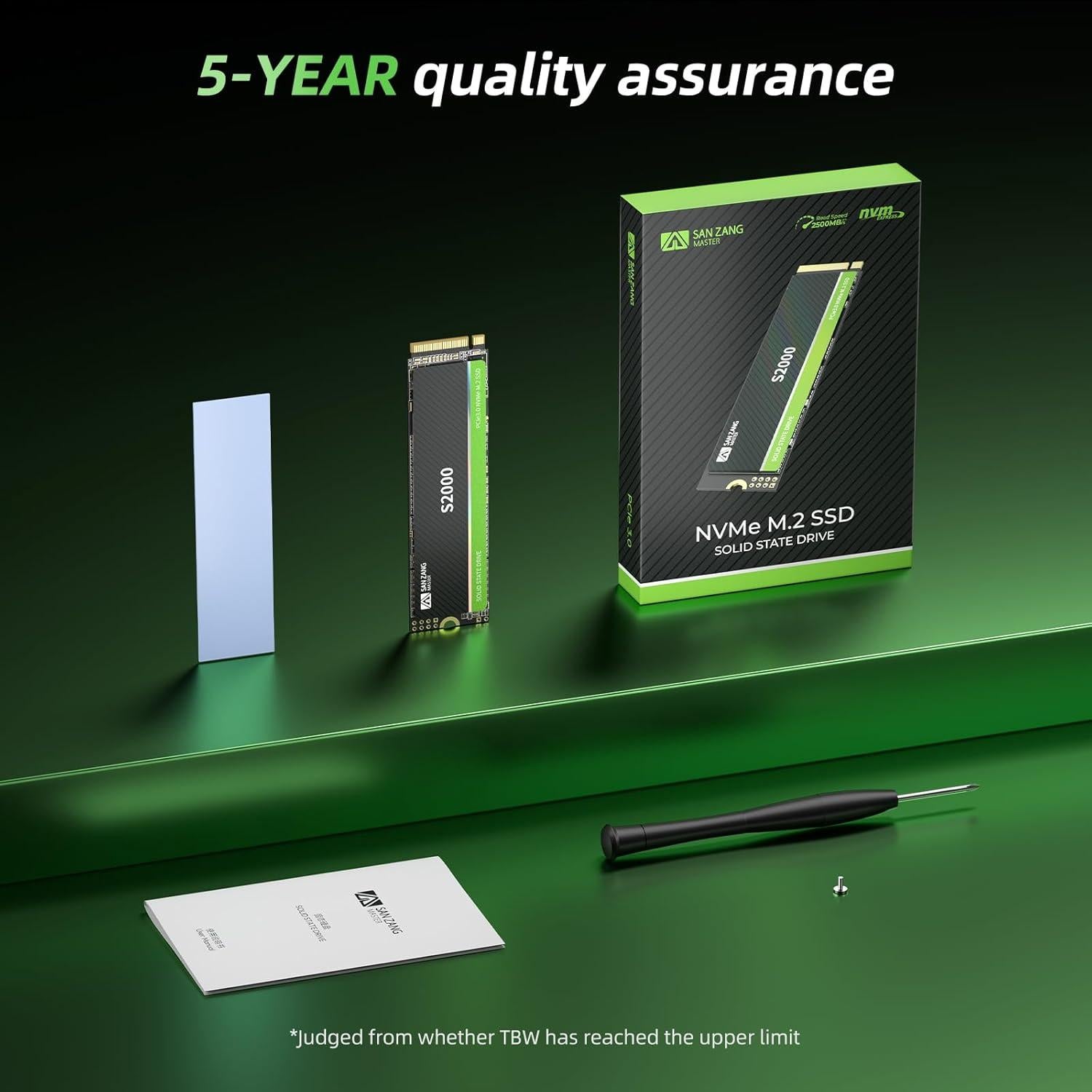 SSD M.2 128GB SAN ZANG MASTER S2000 NVMe PCIe Gen3x4