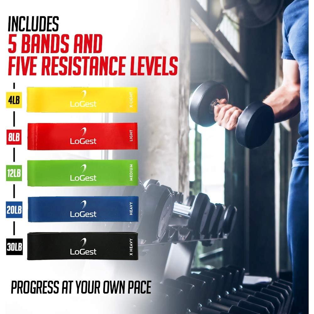Juego de Fortalecedores de Agarre Logest 14 Piezas Resistencia Ajustable
