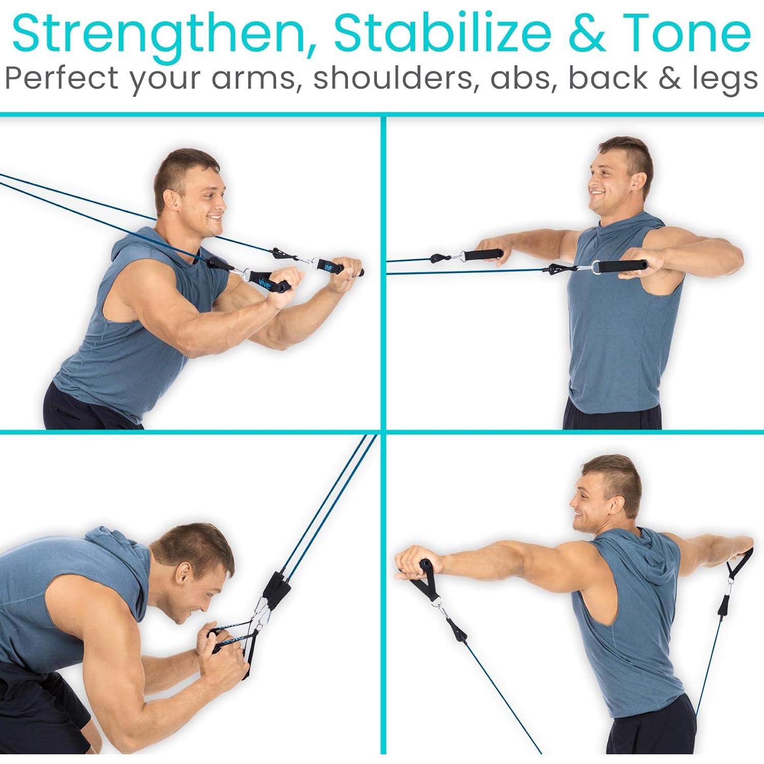 Bandas de Resistencia Vive 11 Pcs - Entrenamiento y Rehabilitación