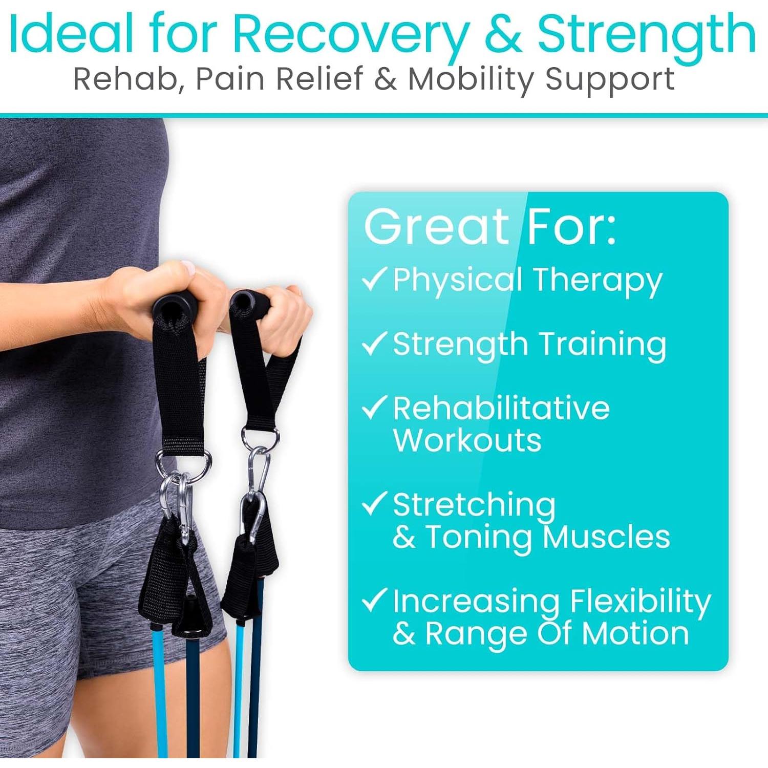 Bandas de Resistencia Vive 11 Pcs - Entrenamiento y Rehabilitación