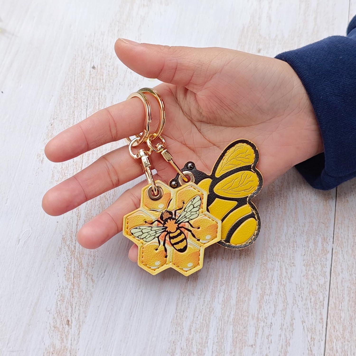 Funda de Llave de Cuero Sintético Catch On - 2 Piezas Kawaii