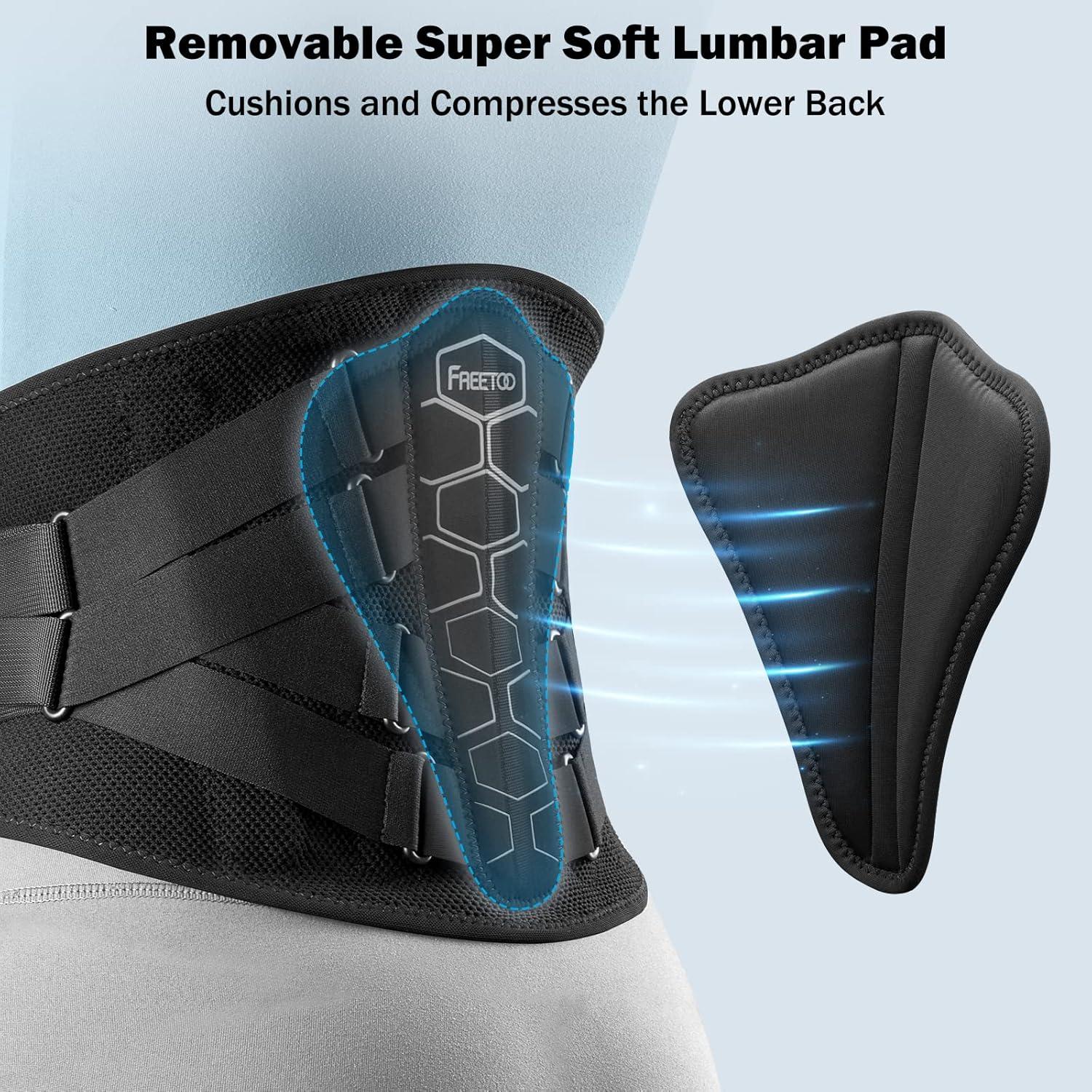 Faja Lumbar FREETOO XX-Large Soporte Ergonómico 3D