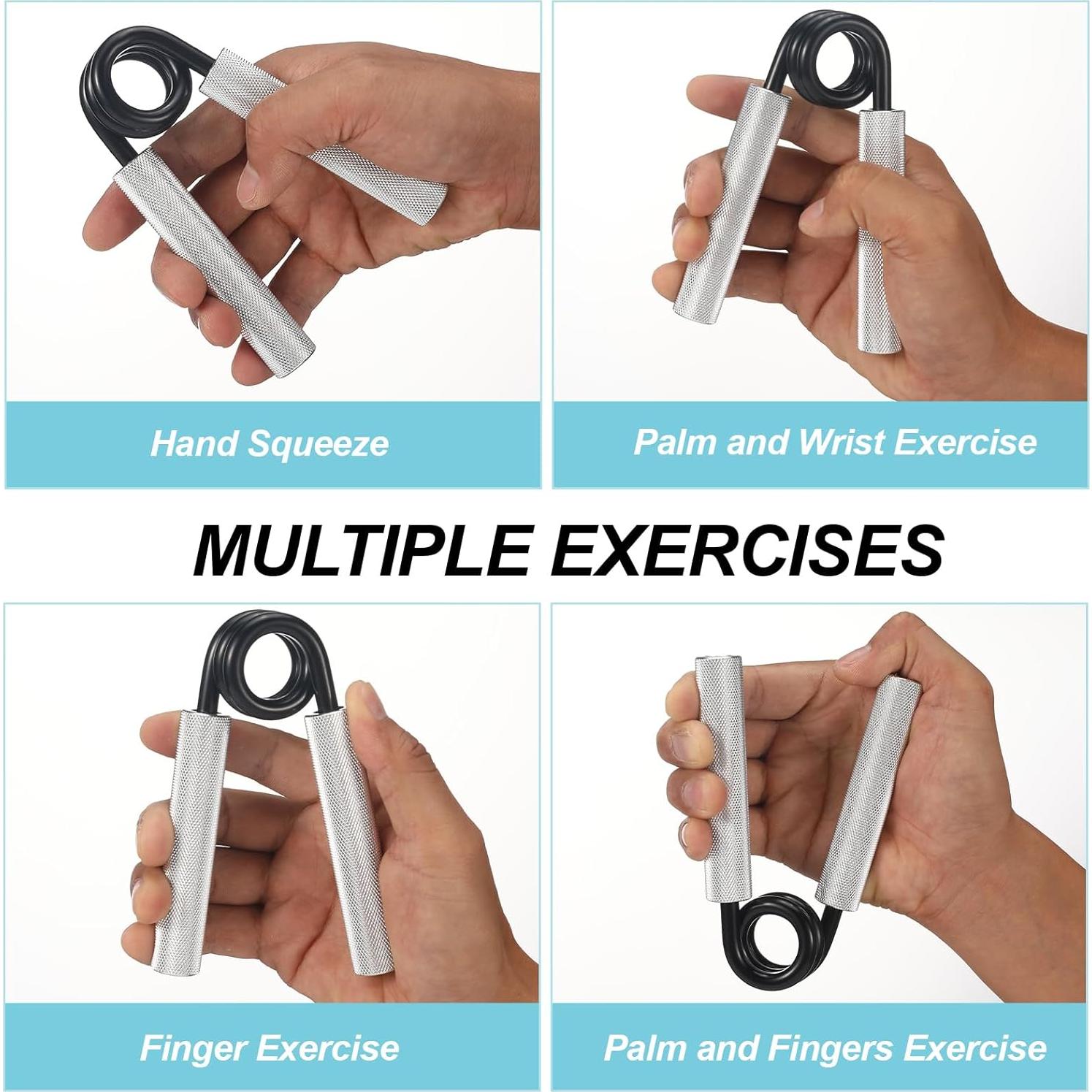 Juego de Entrenadores de Fuerza de Agarre GuiShenRen 4 Niveles 22.68-90.72kg