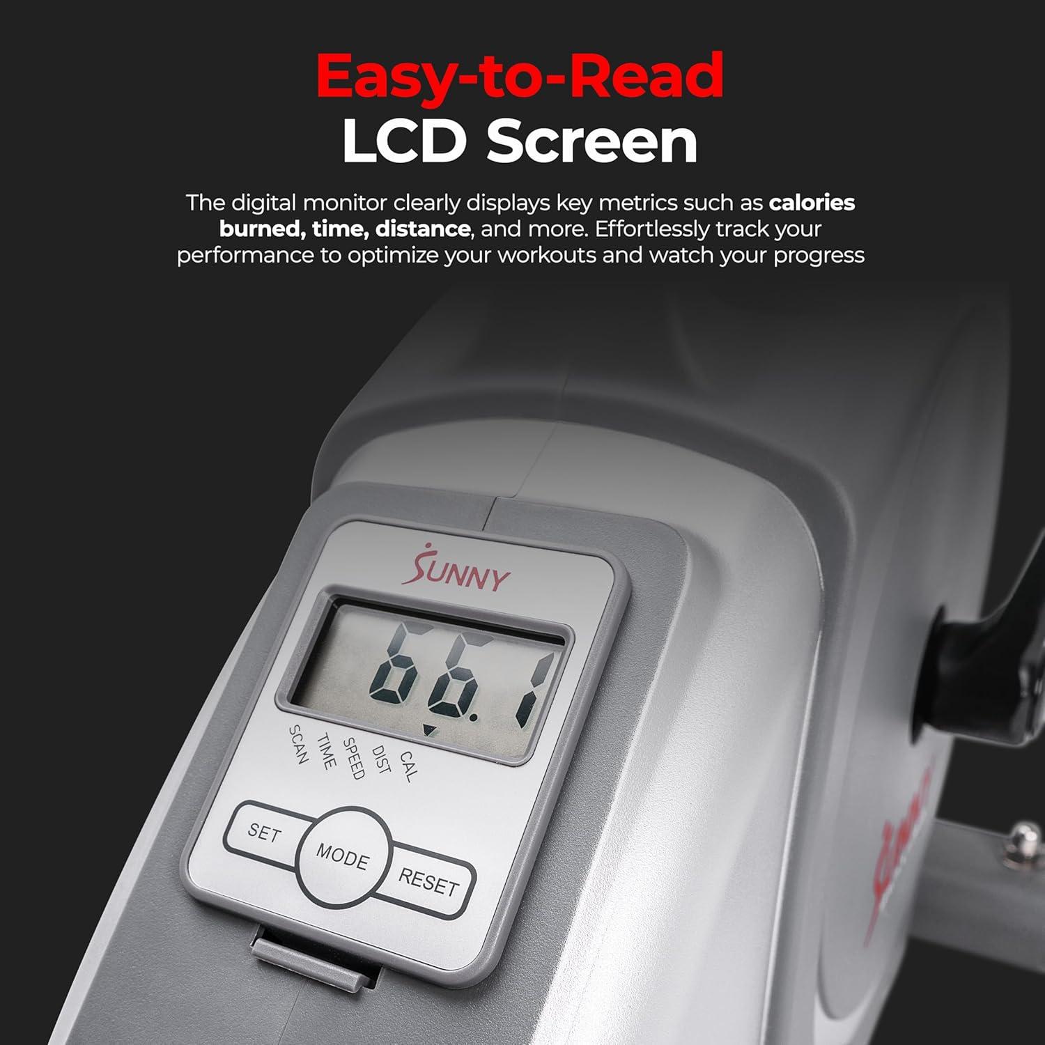 Bicicleta de Ejercicio Mini Sunny Health & Fitness Magnética