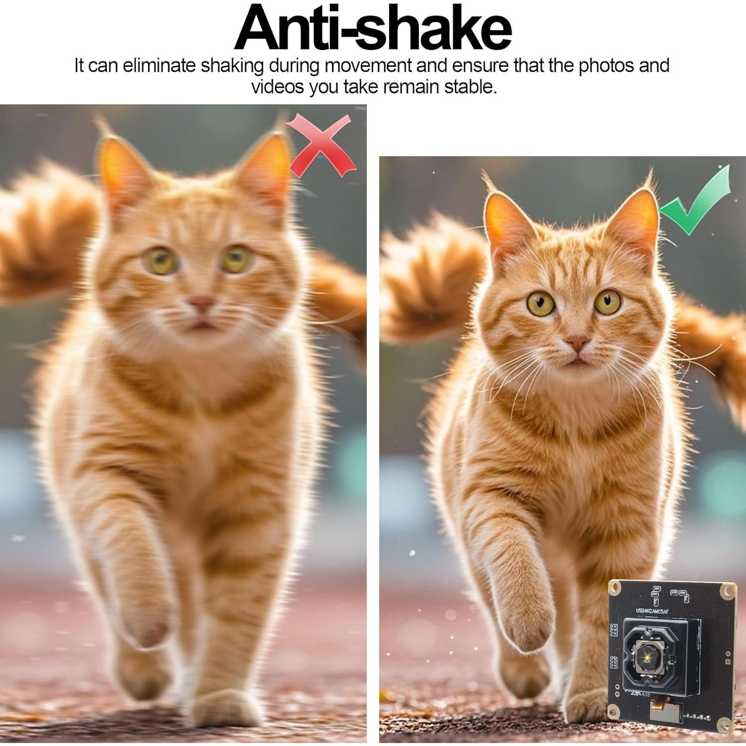 Cámara USB 4K MMlove 11MP Autoenfoque Anti-Vibración