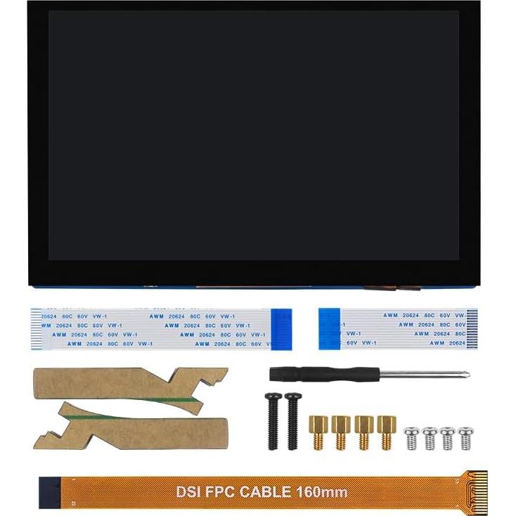 Monitor Táctil 5" DIGISHUO IPS 800x480 para Raspberry Pi