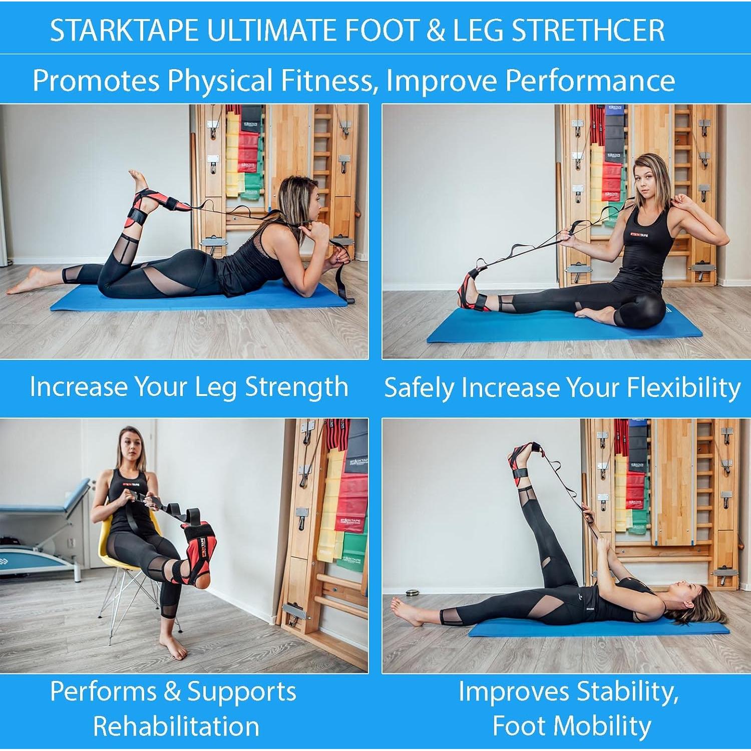 Estirador de piernas StarkTape para fascitis plantar - Azul