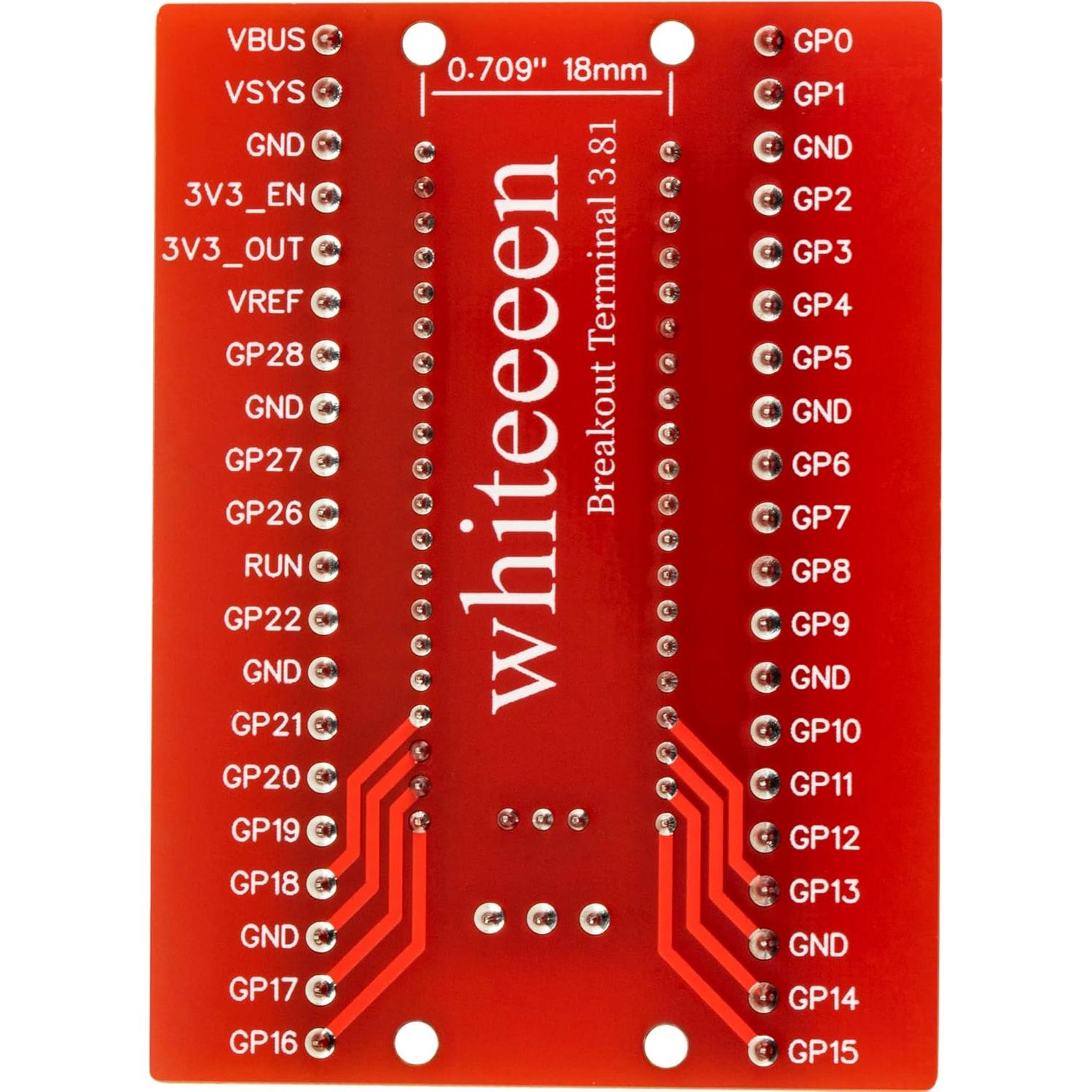 Placa de Expansión Naughtystarts para Raspberry Pi Pico SWD