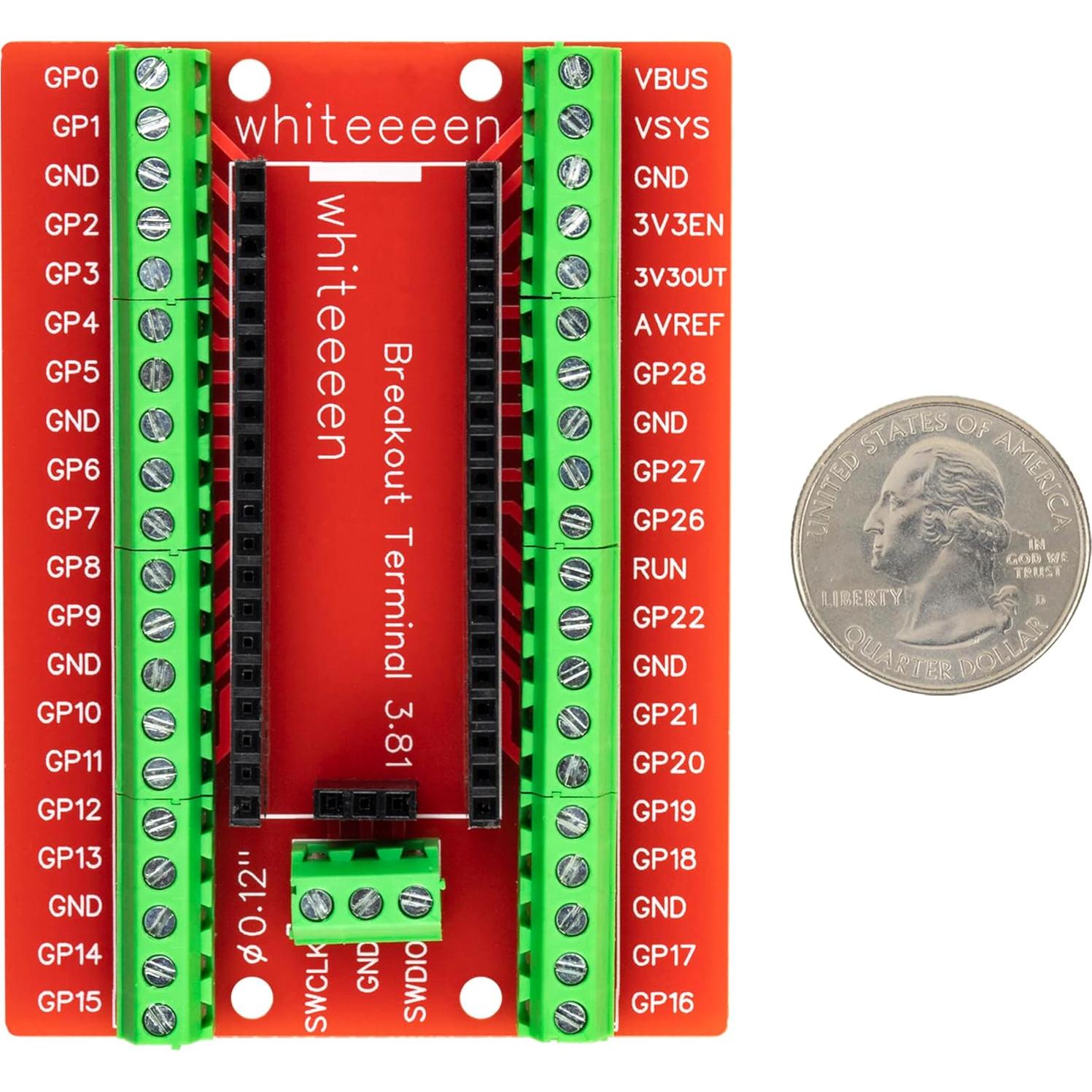 Placa de Expansión Naughtystarts para Raspberry Pi Pico SWD