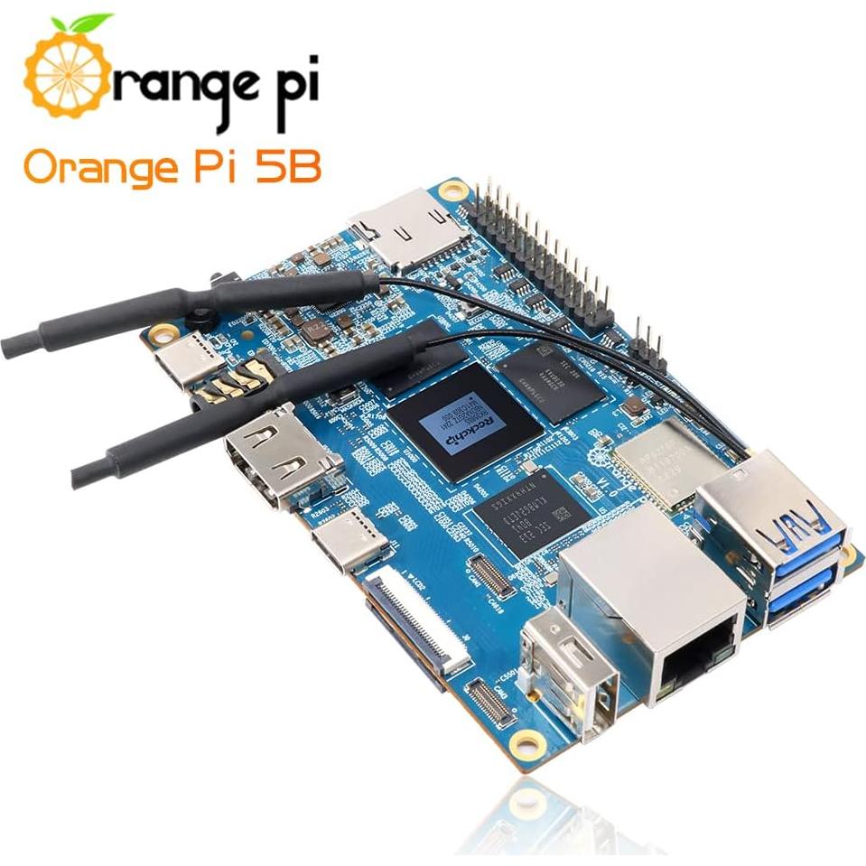 Computadora de Placa Única Orange Pi 5B 8GB 64GB eMMC