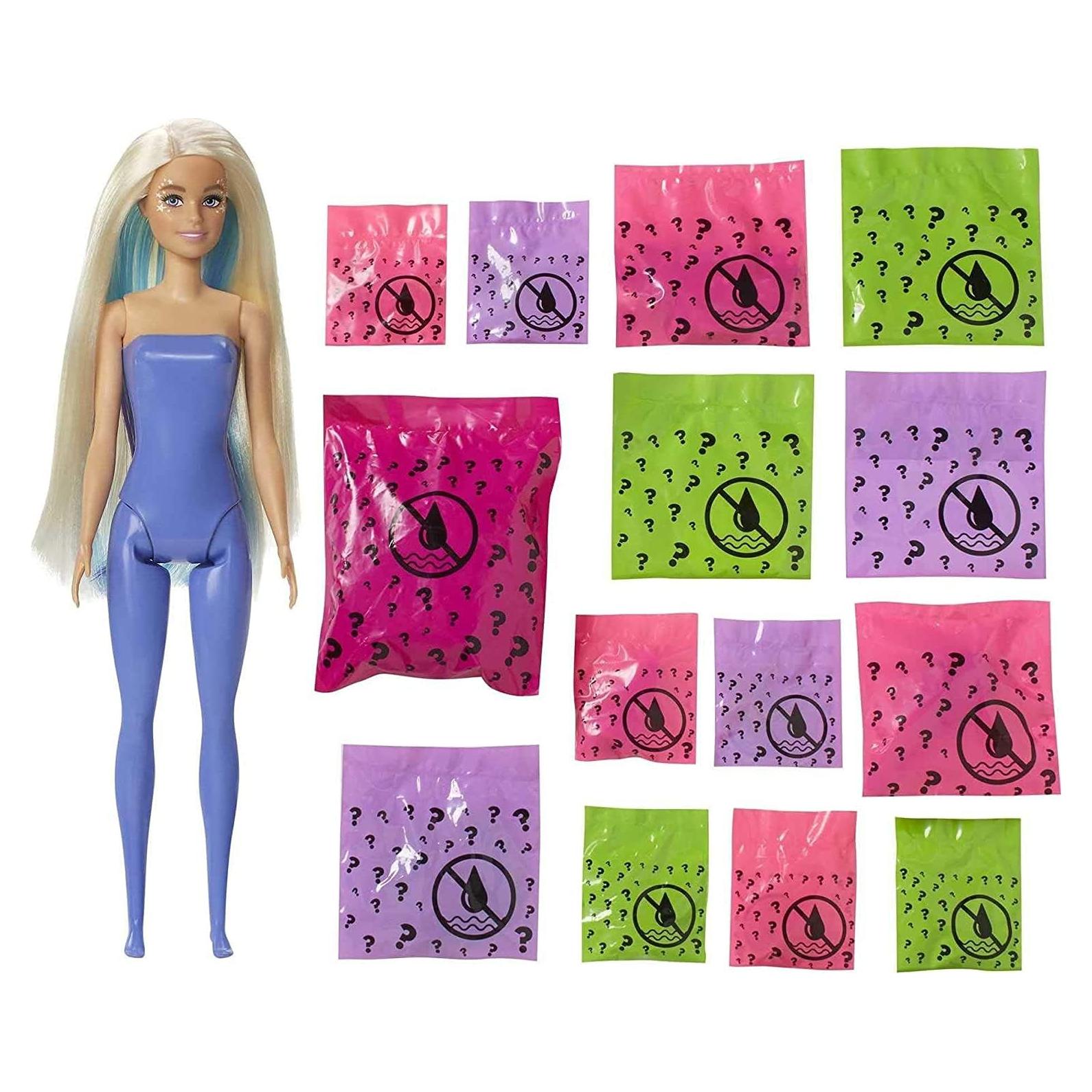 Muñeca Barbie Color Reveal Hada con 25 Sorpresas Mattel