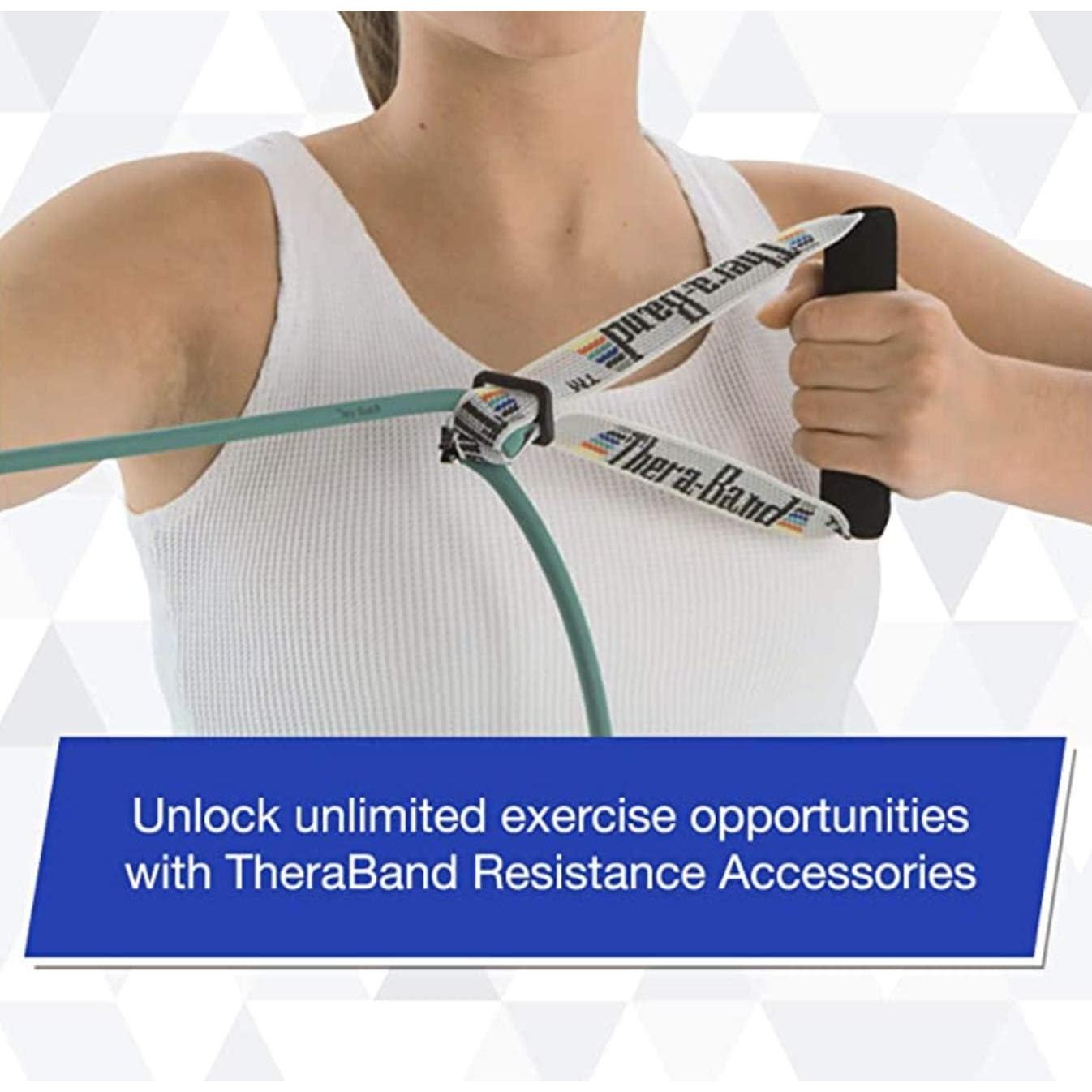 Tubo de Resistencia THERABAND Amarillo Delgado 1.36 kg 7.62 m