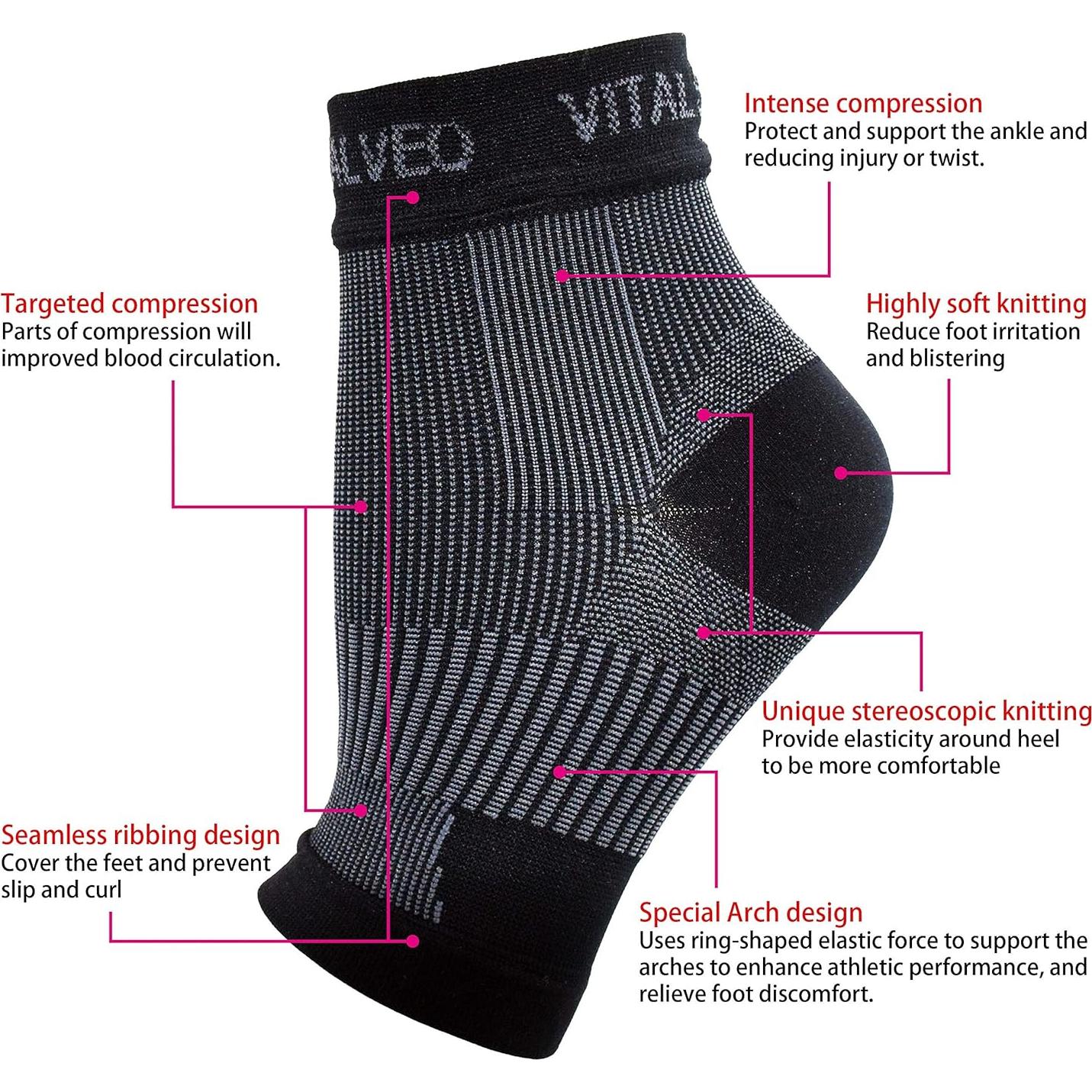 Manga de Compresión Vital Silver para Fascitis Plantar - Pequeña