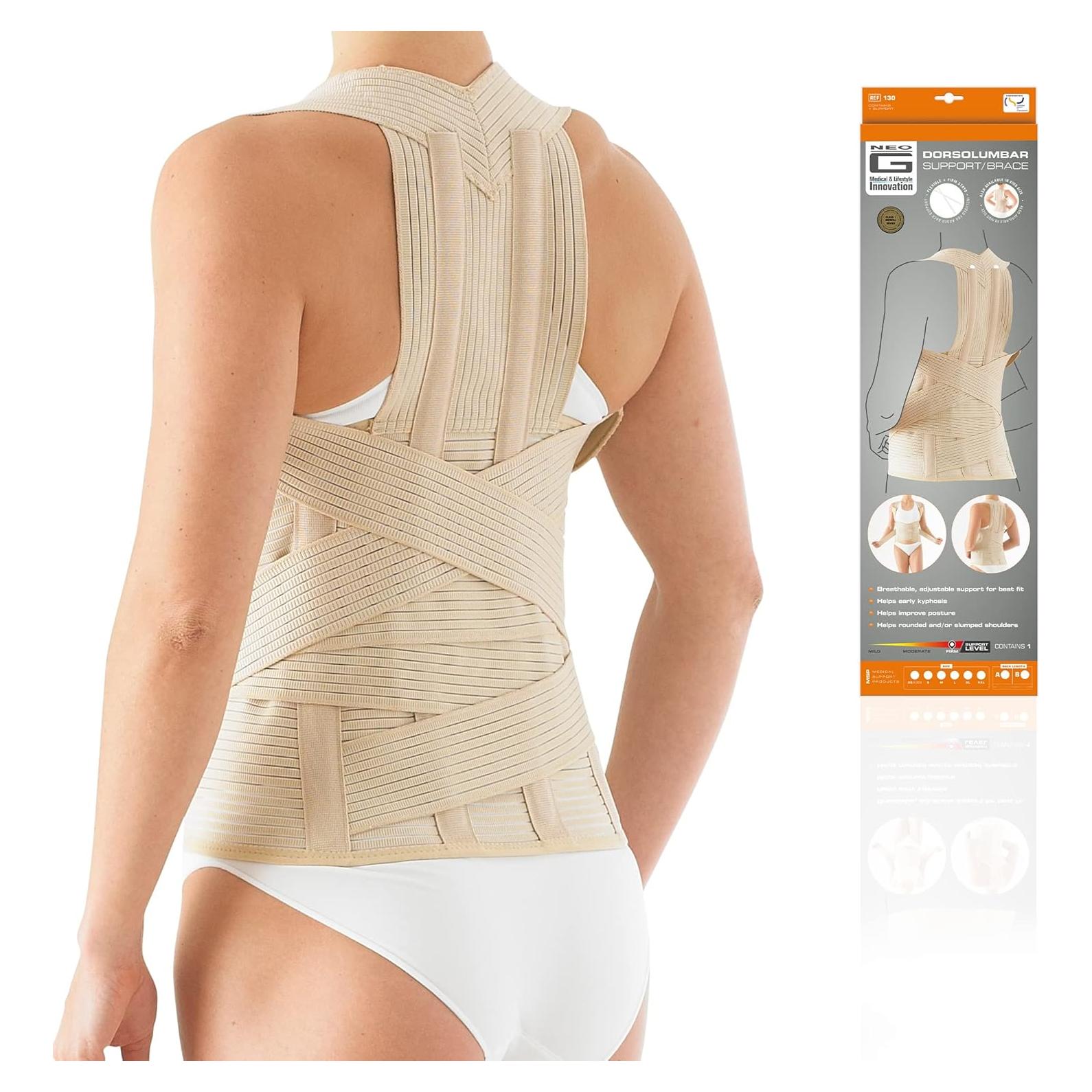 Soporte Dorsolumbar Neo-G Pequeño Ajustable para Postura