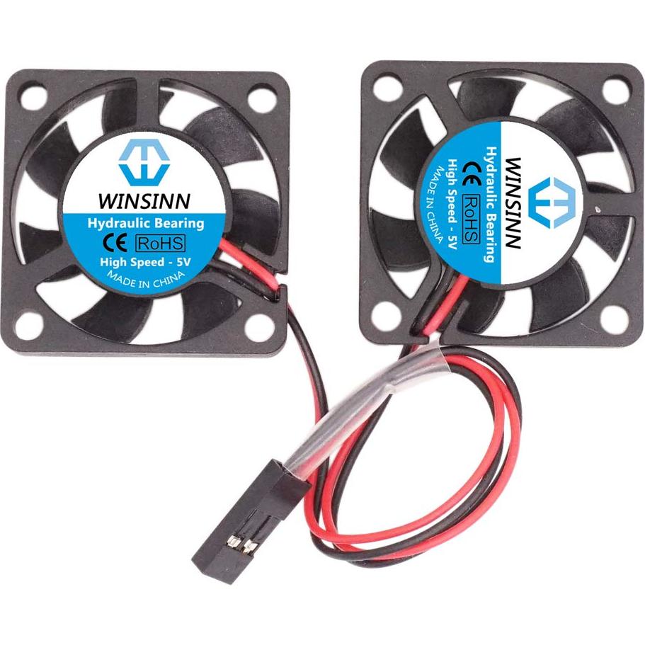 Ventilador Doble de Refrigeración WINSINN 30mm 3007 3.3V/5V - Paquete de 4