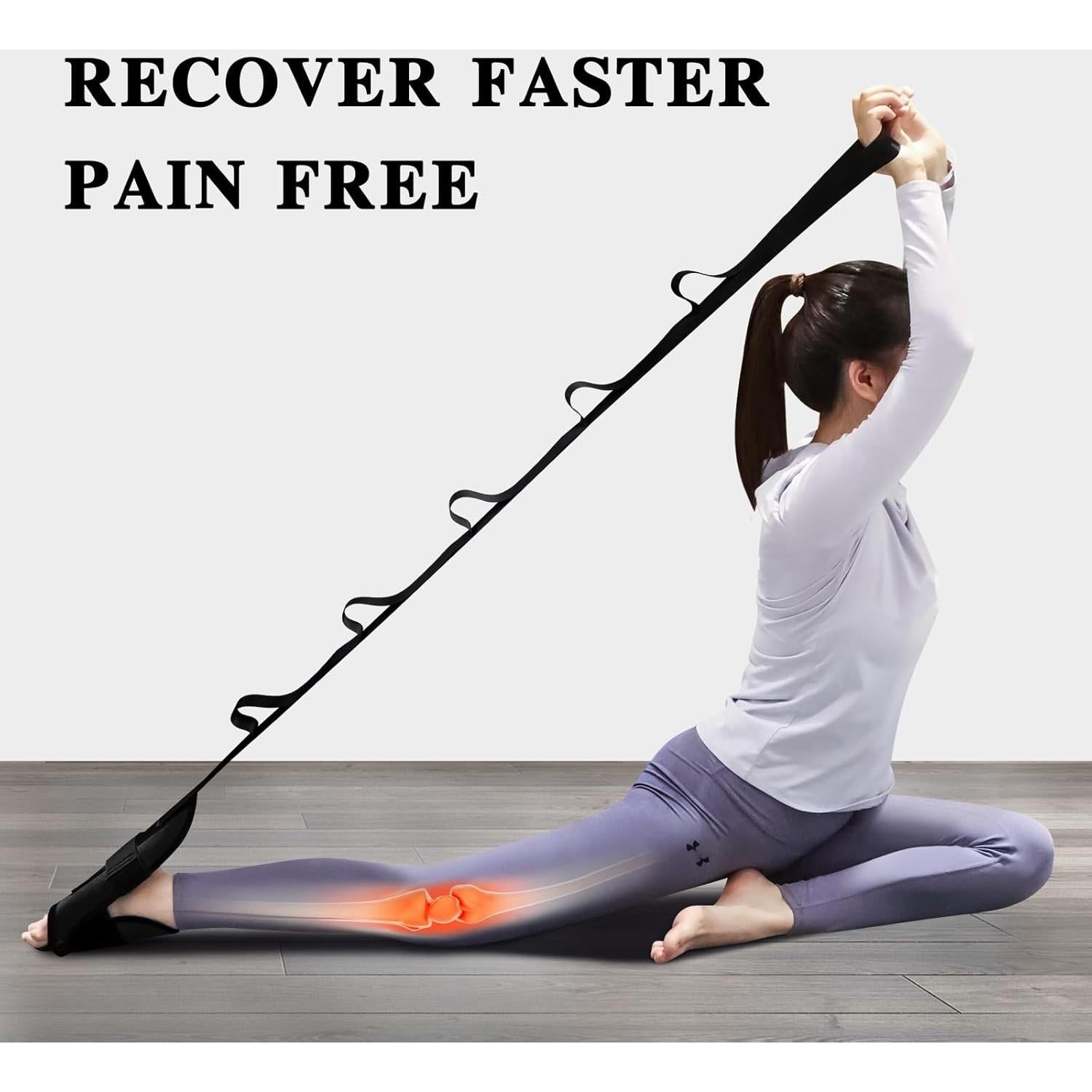 Correa de Estiramiento Sindax 145 cm para Yoga y Fisioterapia