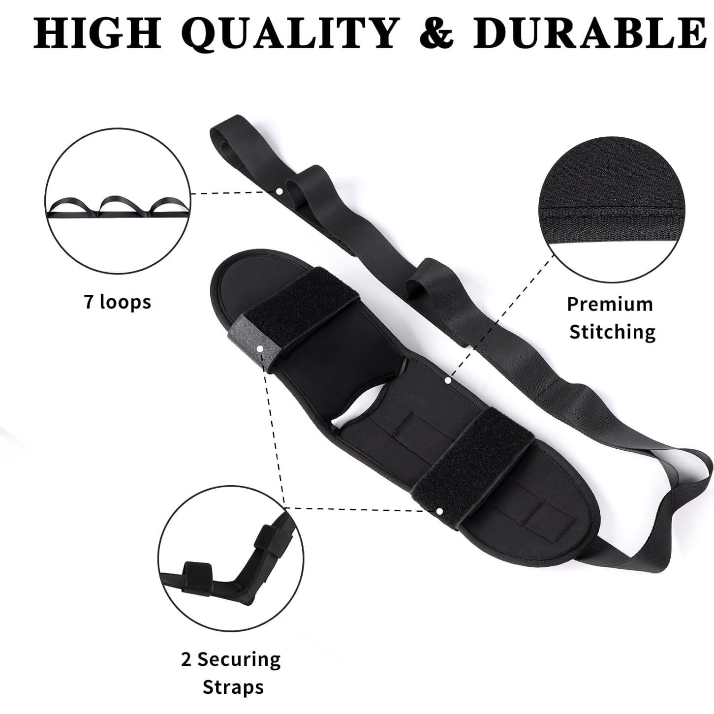 Correa de Estiramiento Sindax 145 cm para Yoga y Fisioterapia