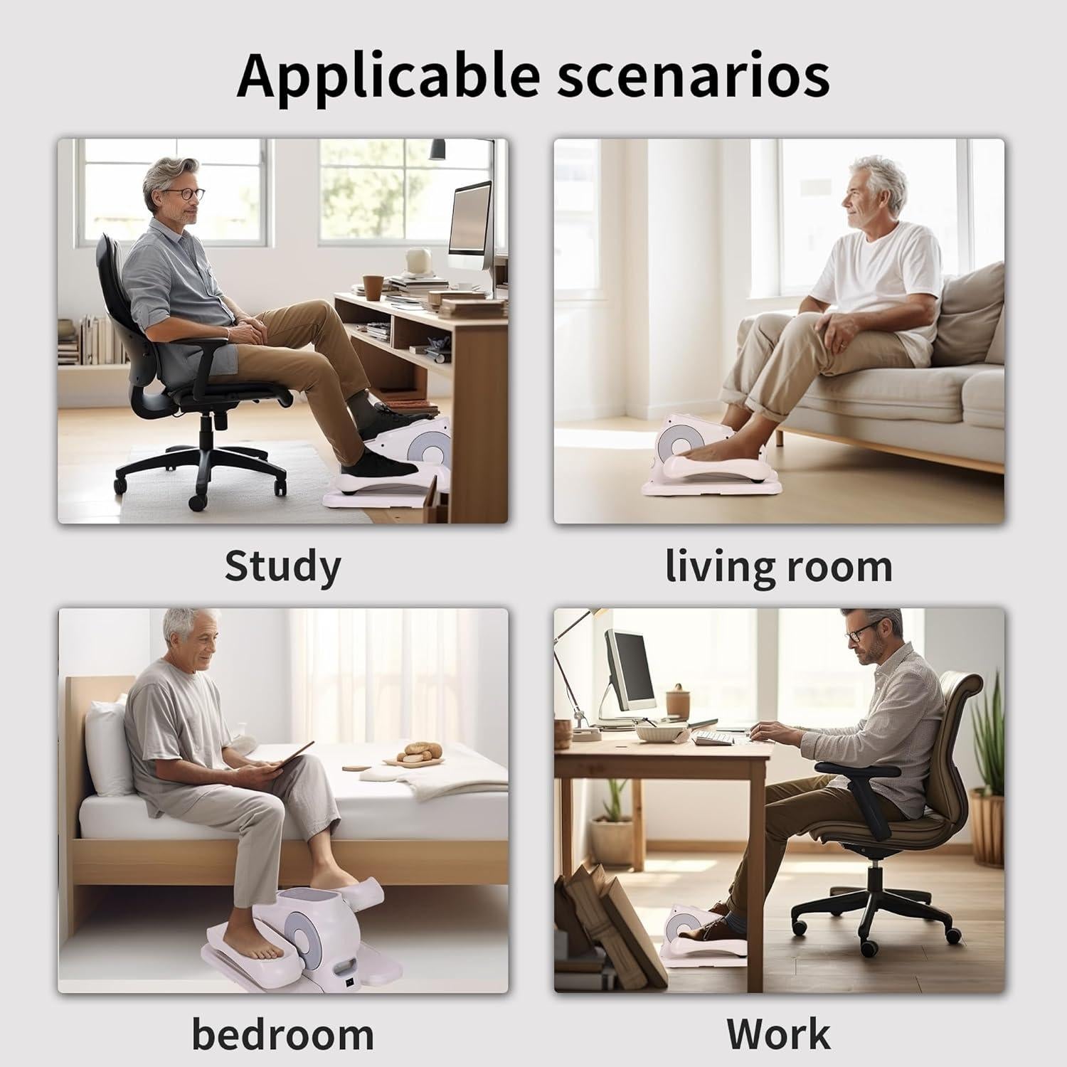 Máquina Elíptica Bajo Escritorio EldHilfe KFJ-1 12 Velocidades