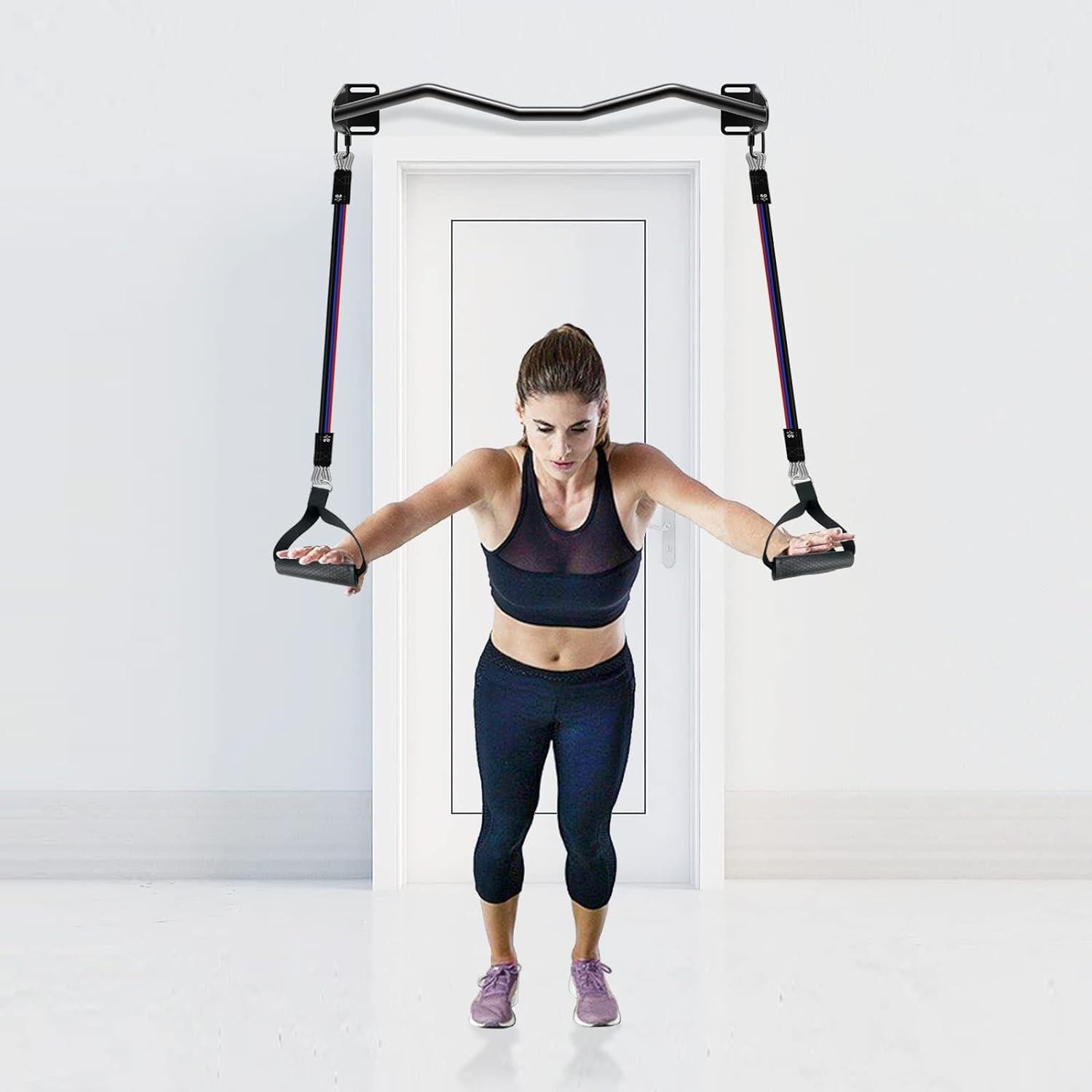 Barra de Dominadas Kipika Montada en Pared Alta Resistencia