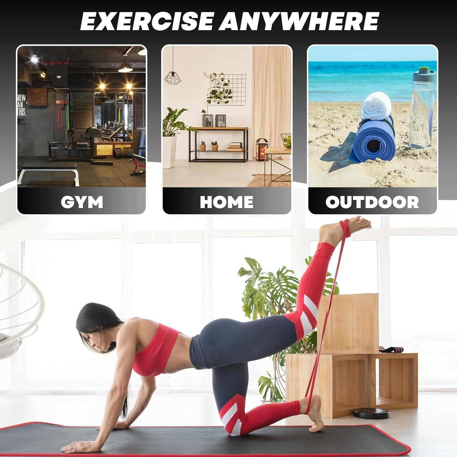 Bandas de Resistencia Acull 7 Piezas para Ejercicio y Terapia