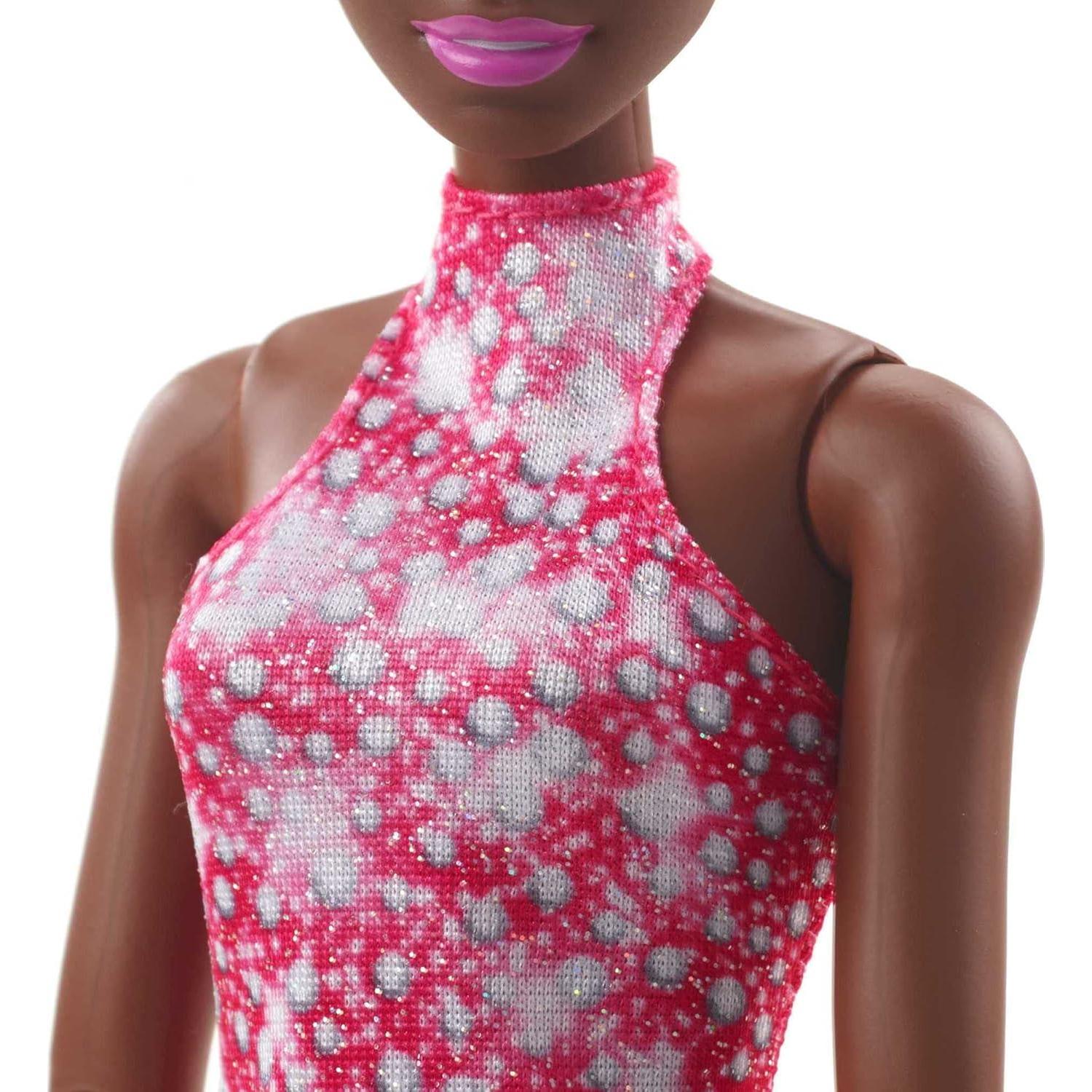 Muñeca Barbie Patinadora de Invierno Mattel 30.48 cm Rosa