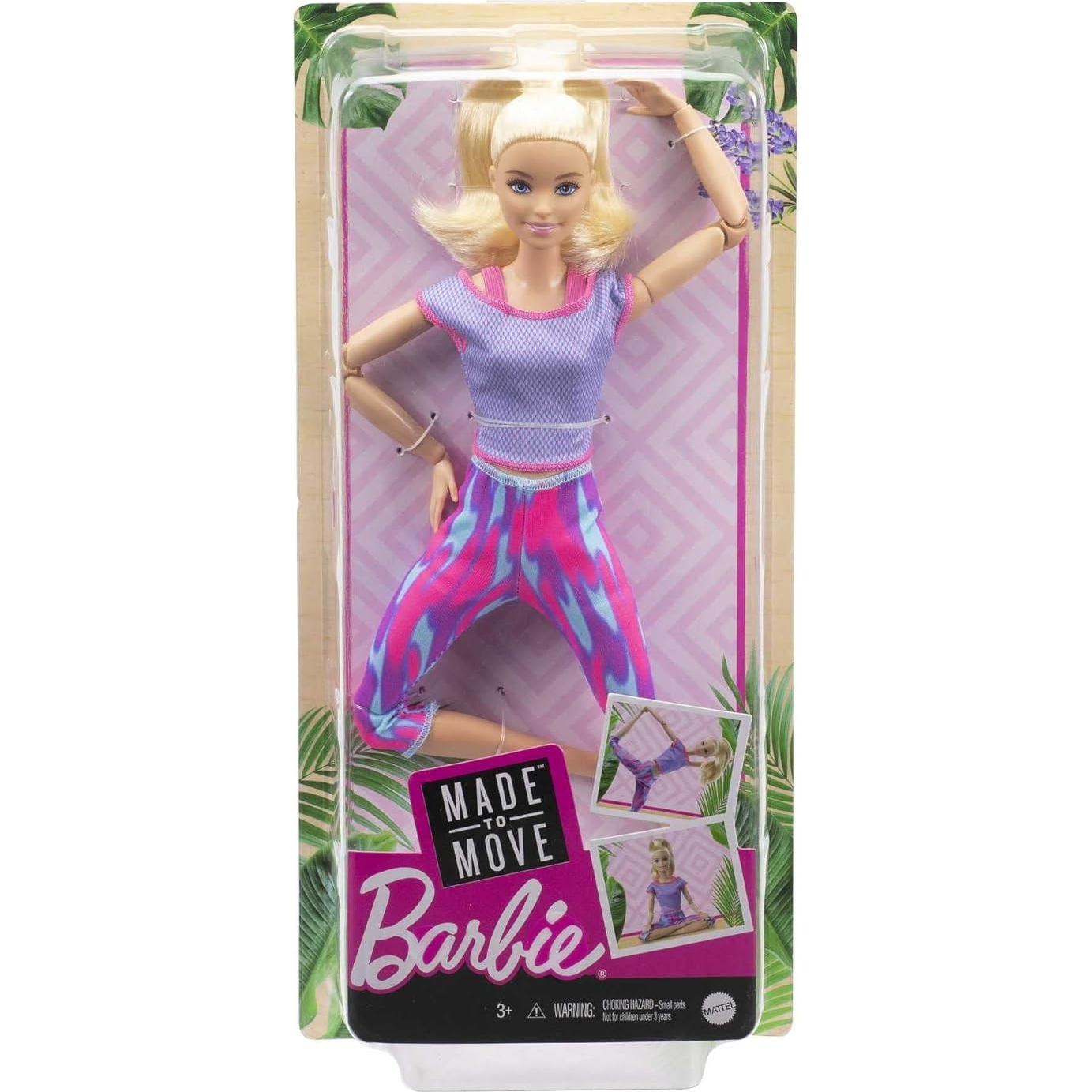 Muñeca Barbie Hecha para Moverse con 22 Juntas Flexibles