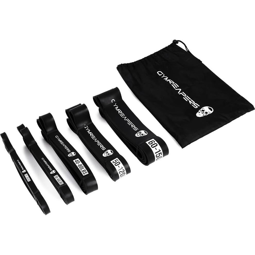 Bandas de Resistencia Gymreapers - Set de 5 Bandas Negras
