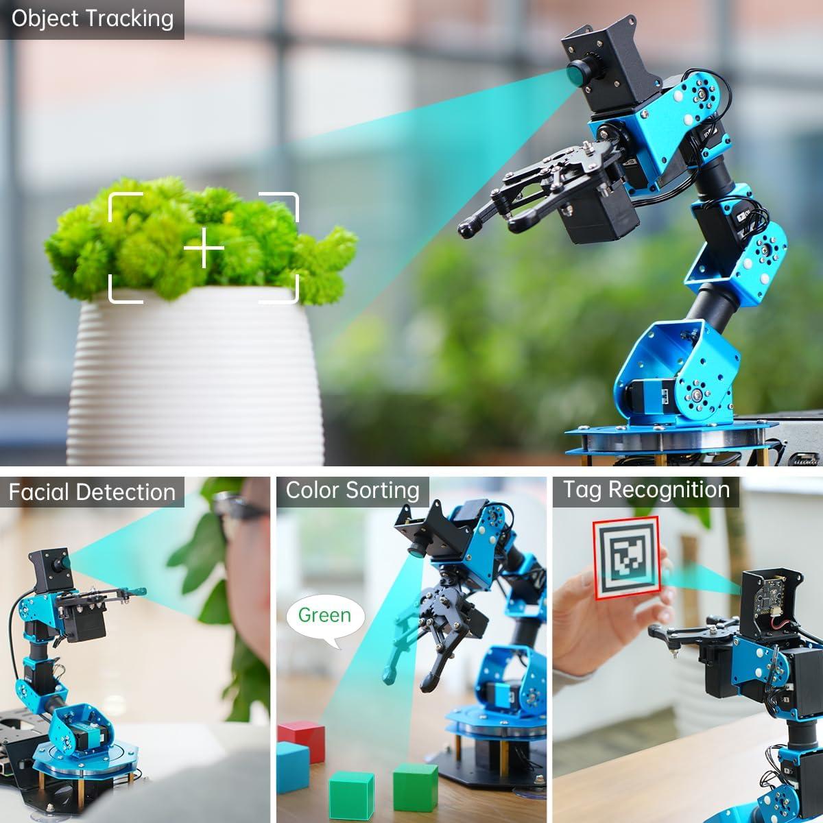 Brazo Robótico HiWonder ArmPi FPV 6DOF AI RPi 5 4GB