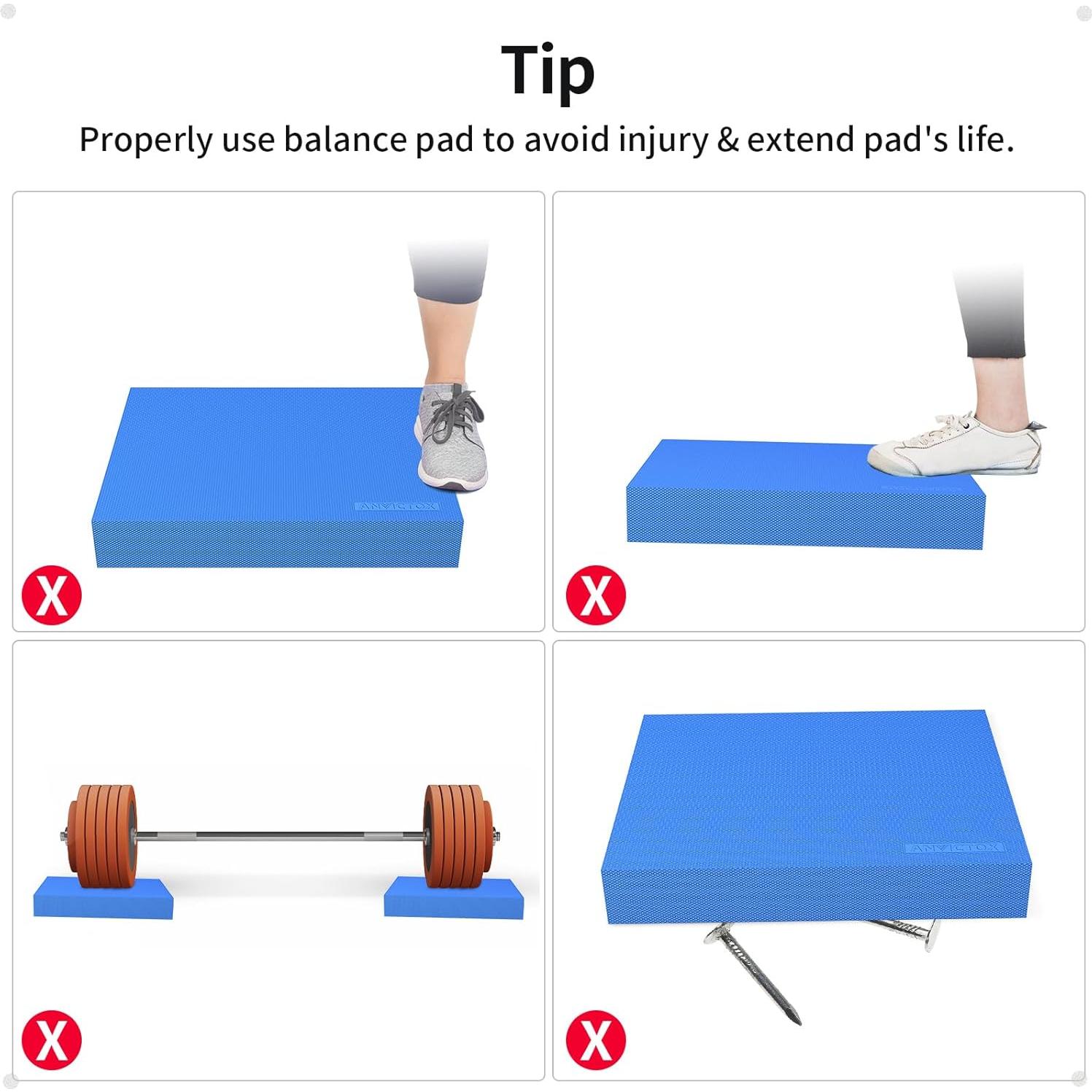 Pad de Equilibrio ANVICTOX XL 50.3x39.9 cm TPE Antideslizante