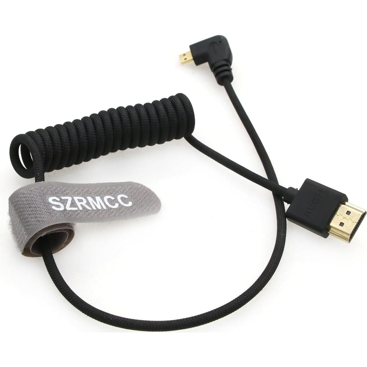 Cable HDMI 2.1 Micro HDMI Izquierdo SZRMCC 50cm 8K Trenzado