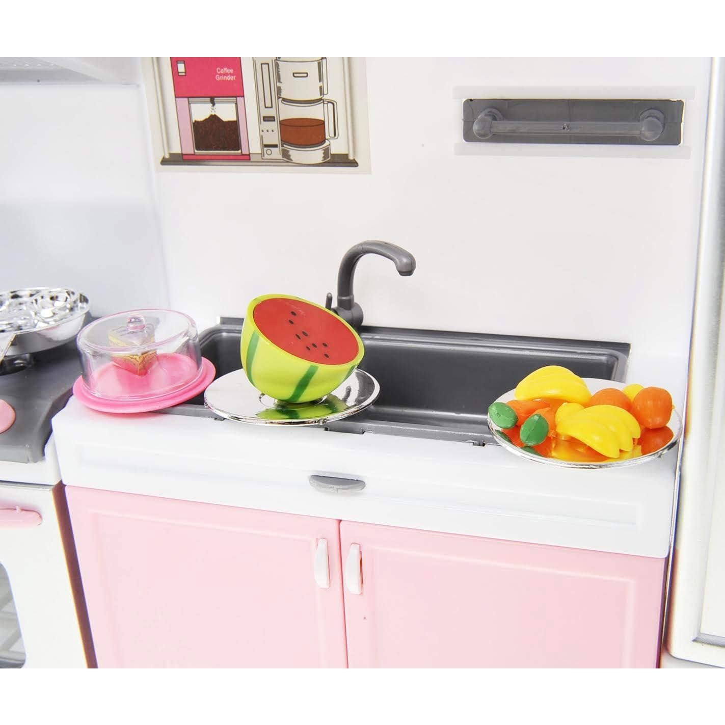 Juego de Cocina PowerTRC Rosa con Luz y Sonido 1.65 kg