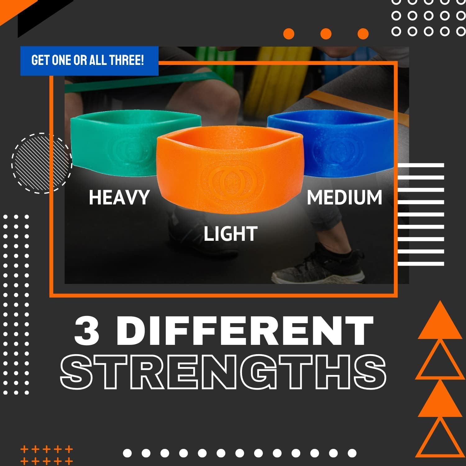 Banda de Resistencia Profesional Banda Platino Azul Media