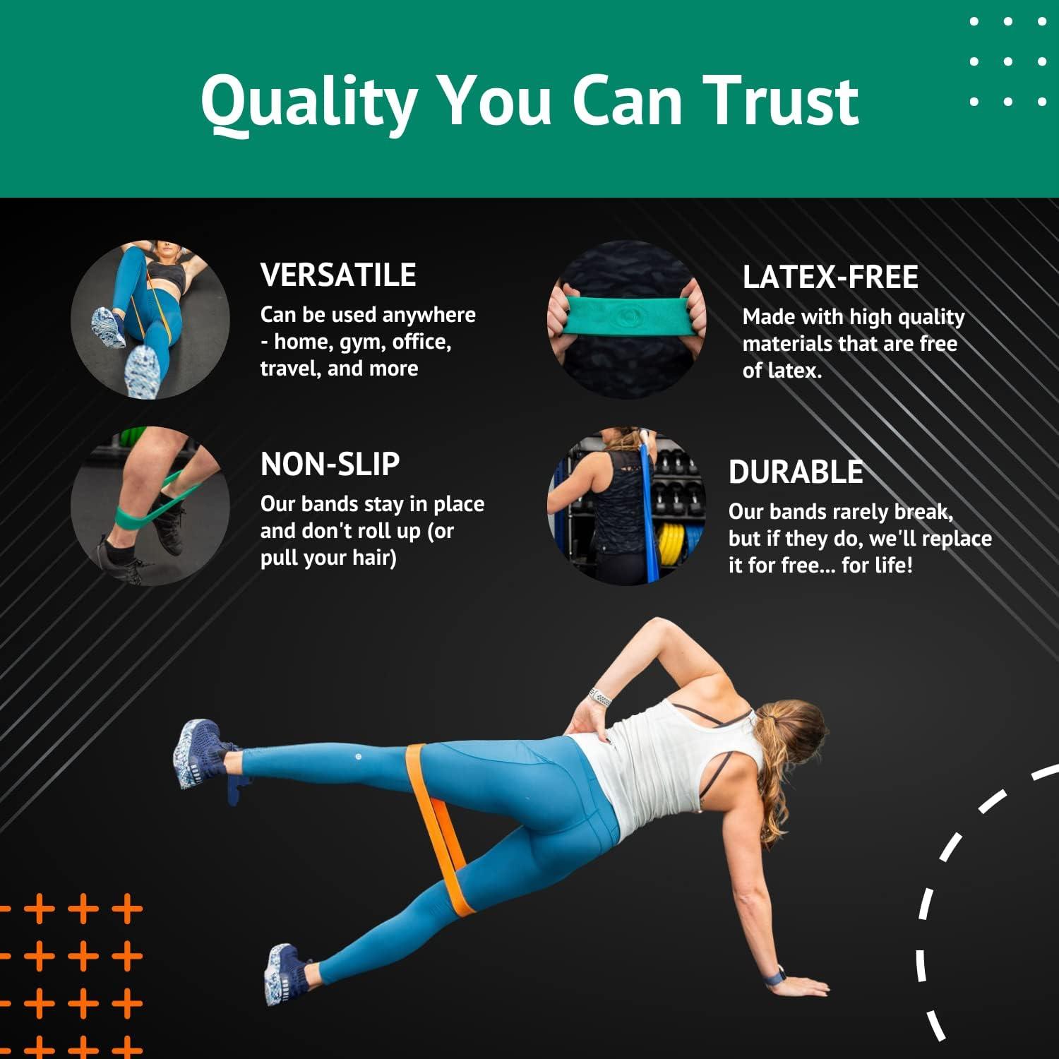 Banda de Resistencia Profesional Banda Platino Azul Media