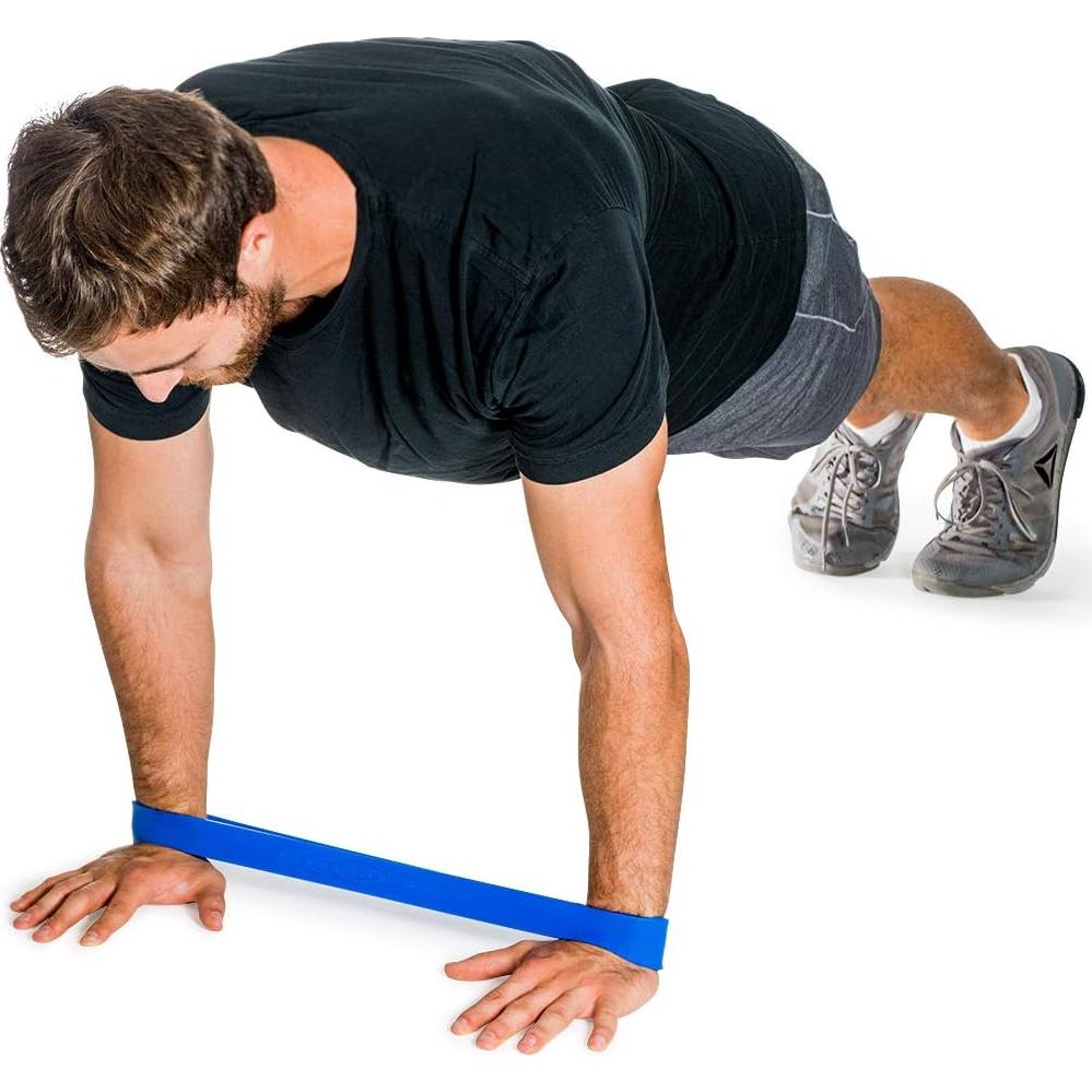 Banda de Resistencia Profesional Banda Platino Azul Media