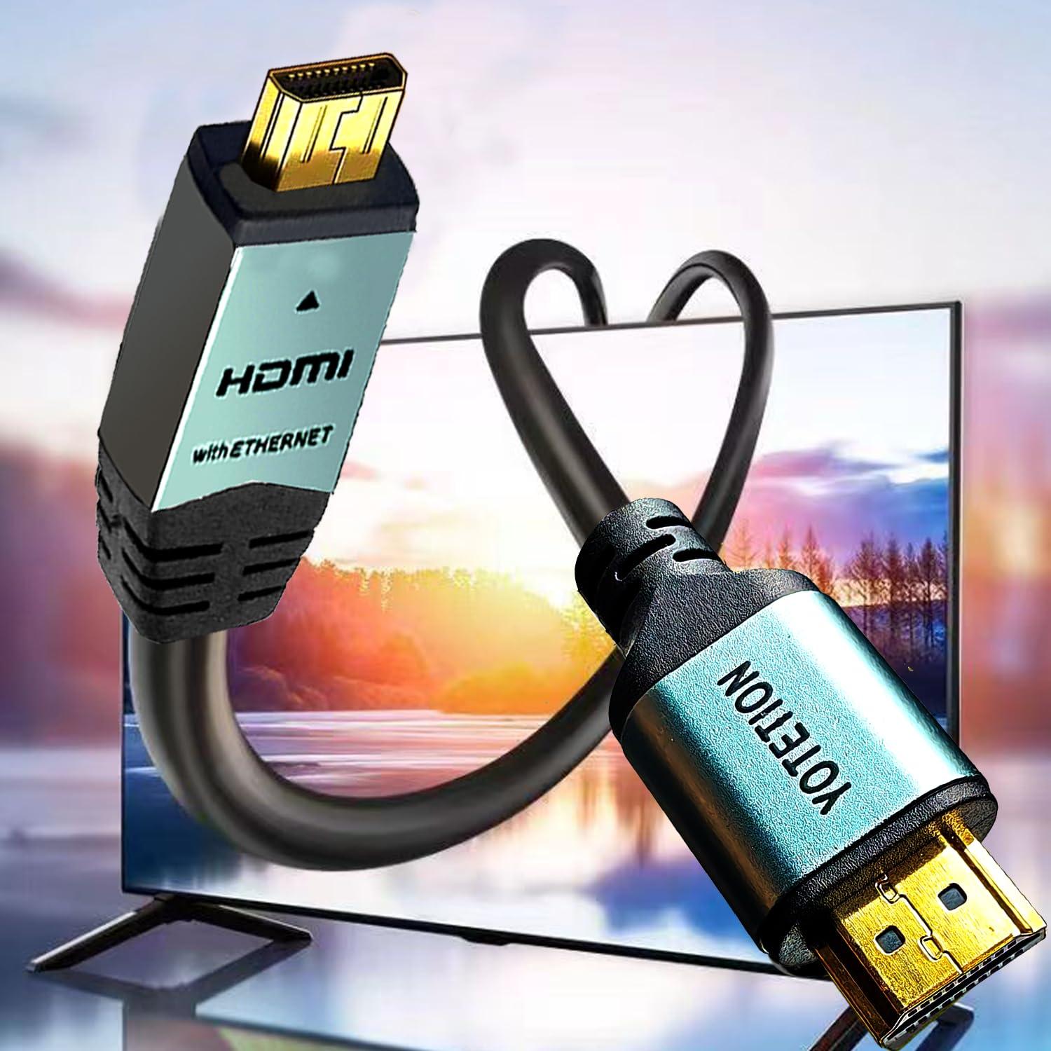 Cable Micro HDMI a HDMI 5m Lianjie 4K 60Hz Alta Velocidad