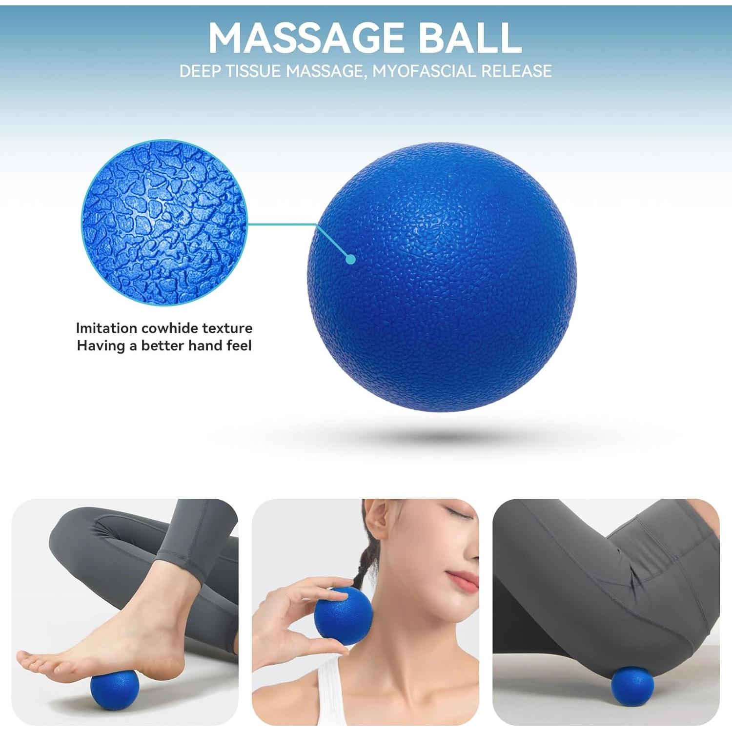 Juego de Rodillos de Espuma 5 en 1 Krightlink para Masaje Muscular