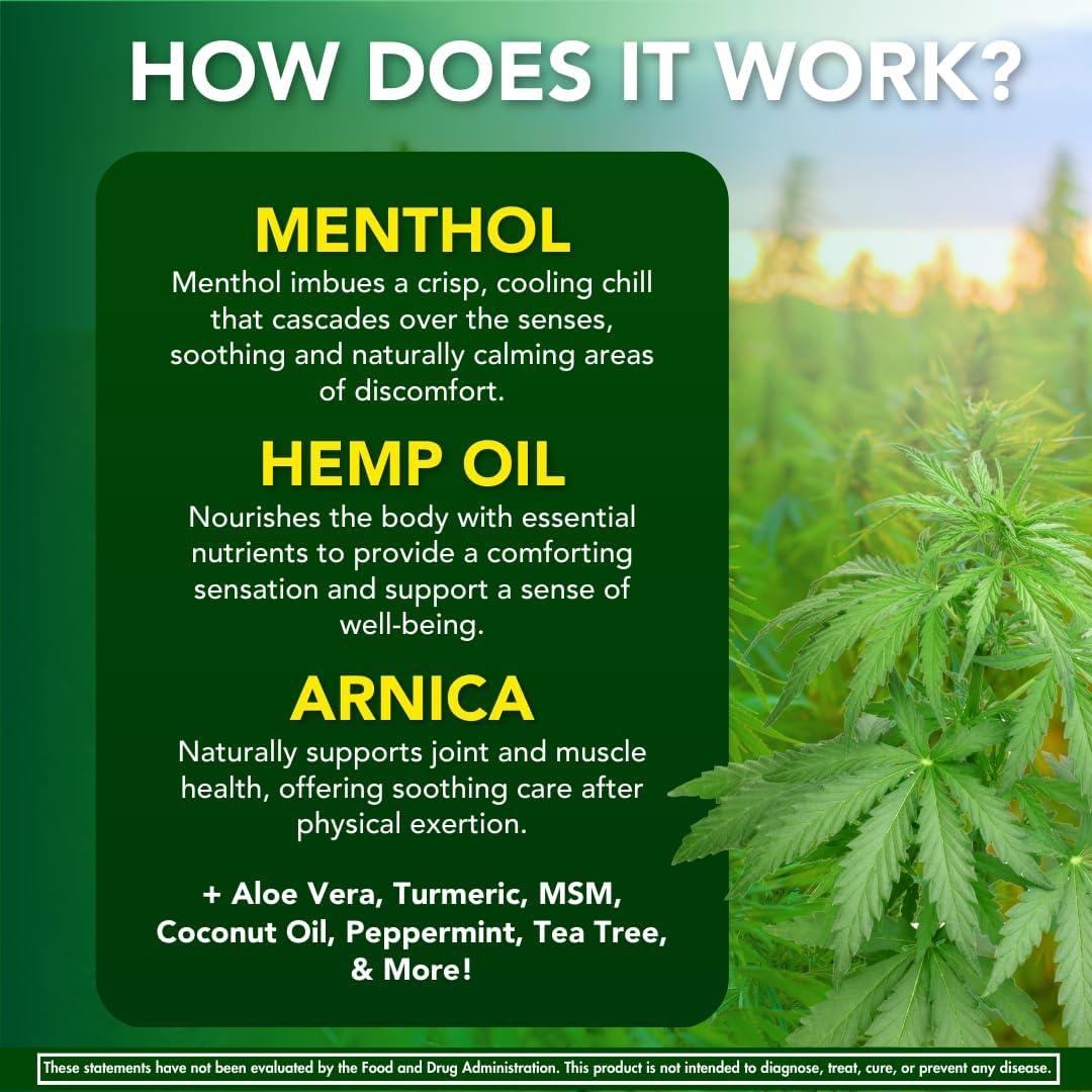 Crema de Cañamo Super Natural Goods 226.8 g Alivio Articulaciones