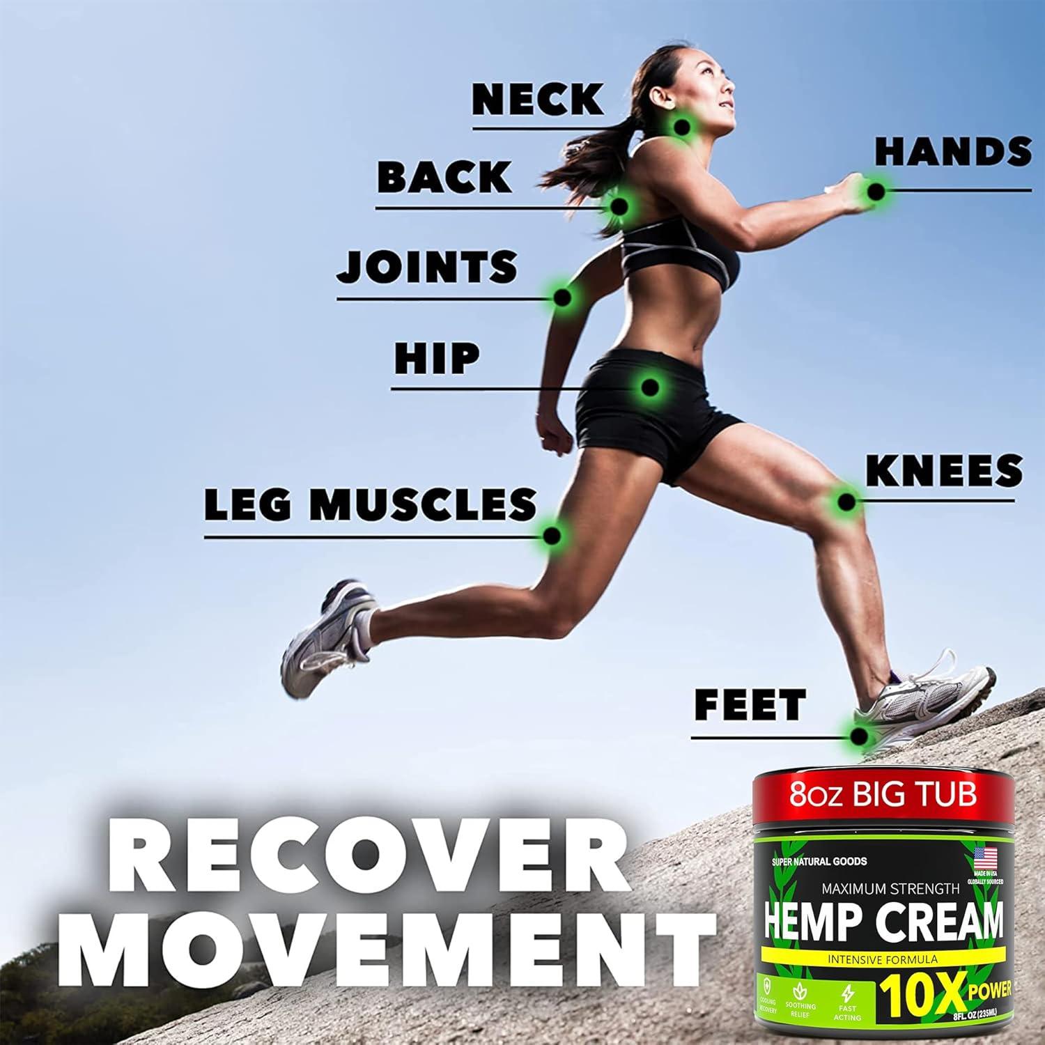 Crema de Cañamo Super Natural Goods 226.8 g Alivio Articulaciones