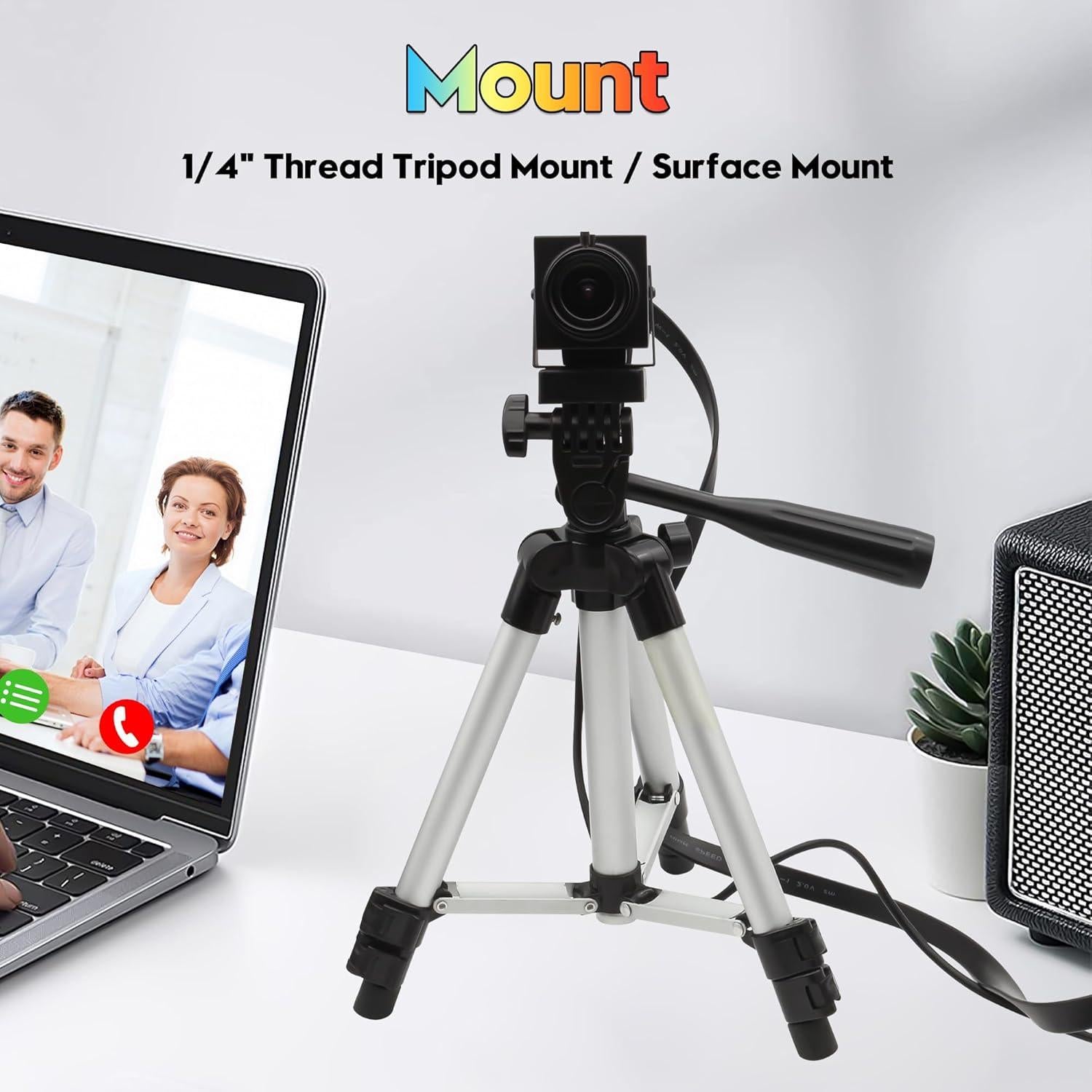 Cámara USB 4K SVPRO con Lente Zoom 2.8-12mm HDMI