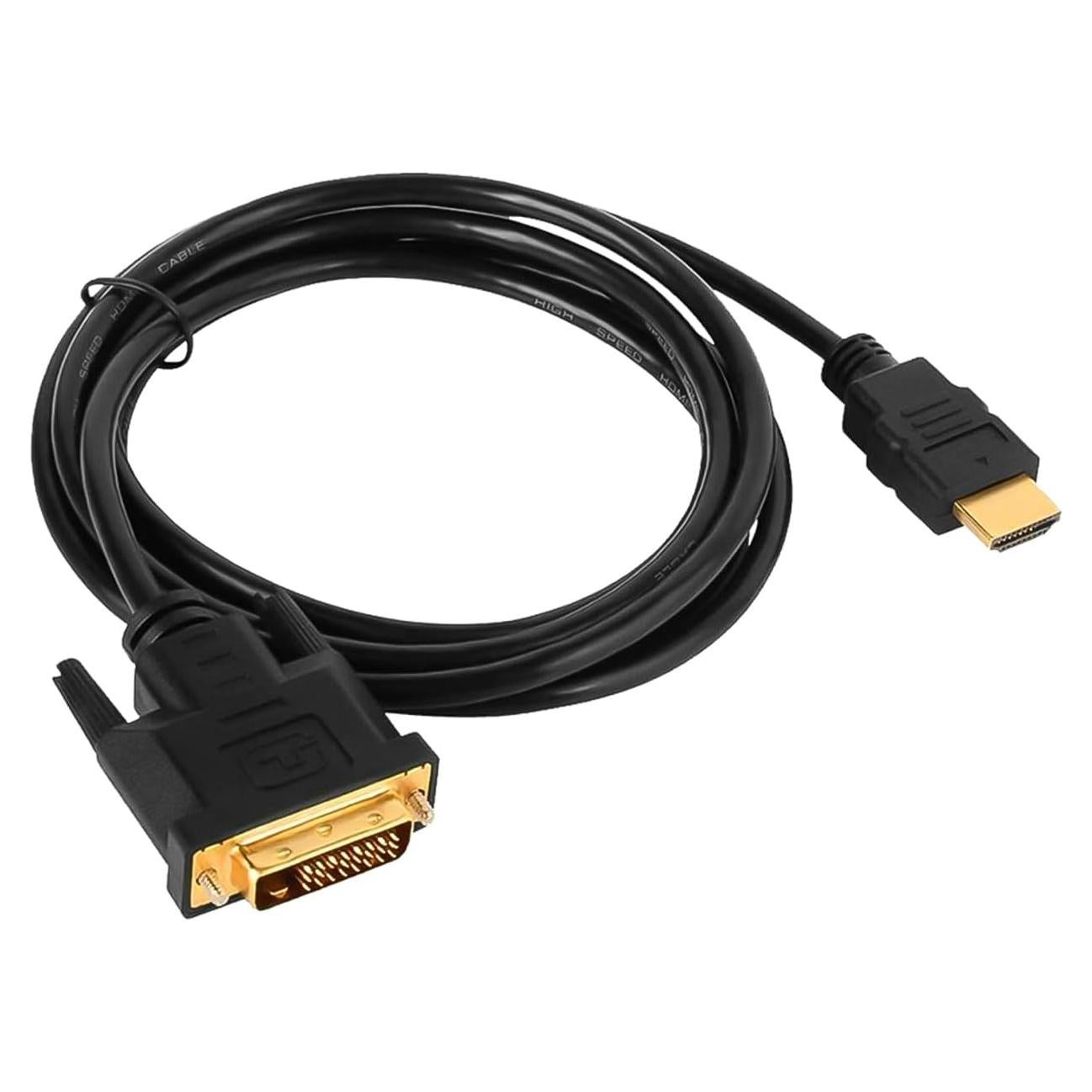 Cable Adaptador HDMI a DVI 1.83m QINGLER 1080P Bi-Direccional