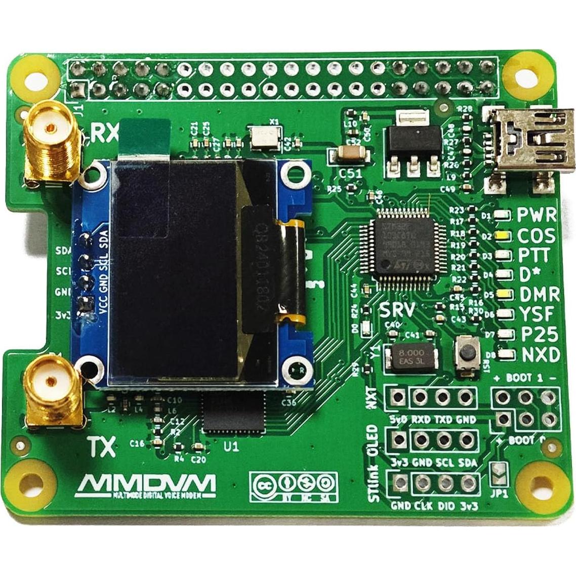 Módulo Hotspot Dúplex AURSINC MMDVM V1.5.2 con OLED
