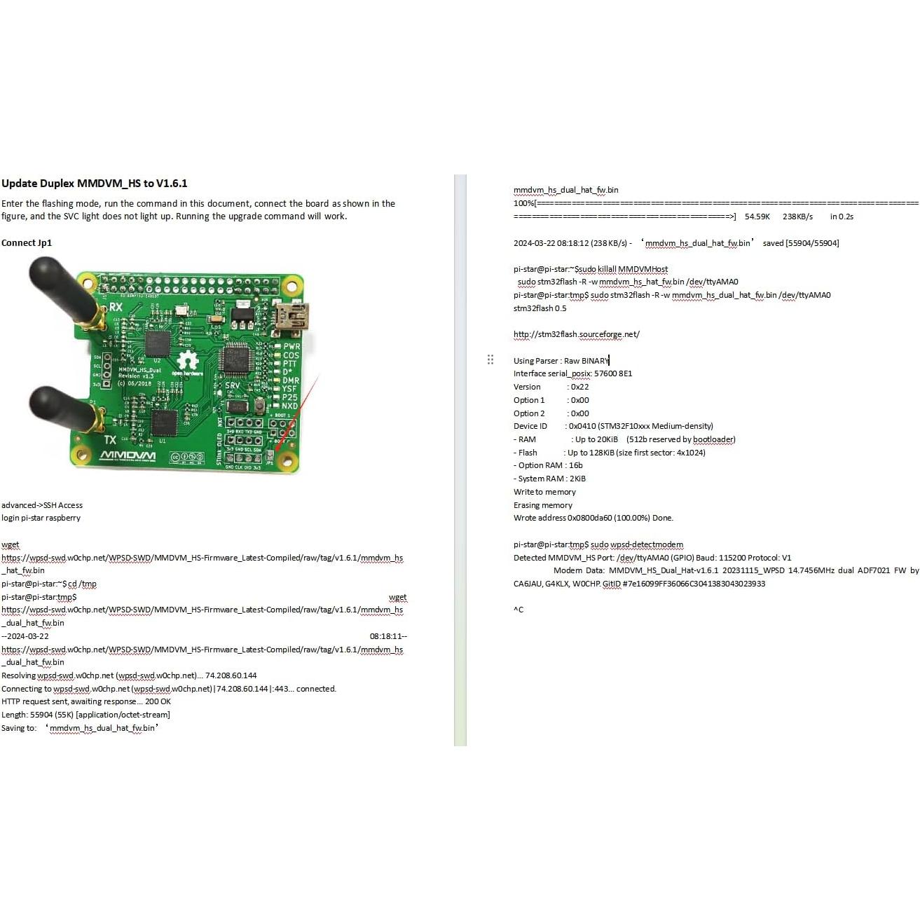 Módulo Hotspot Dúplex AURSINC MMDVM V1.5.2 con OLED