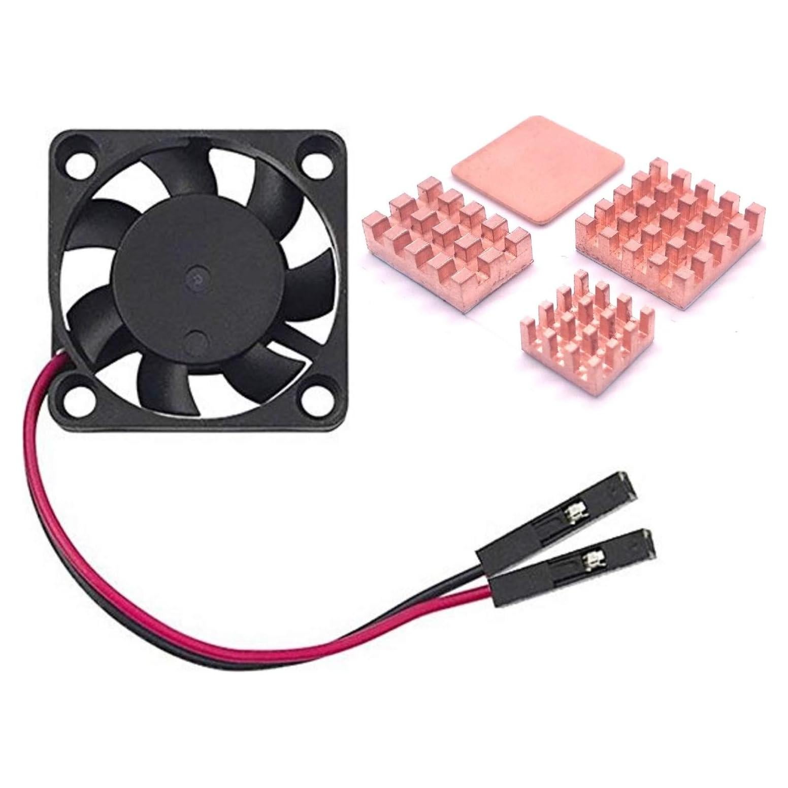 Kit de Ventilador y Disipadores de Calor Easycargo para Raspberry Pi 4 y 5