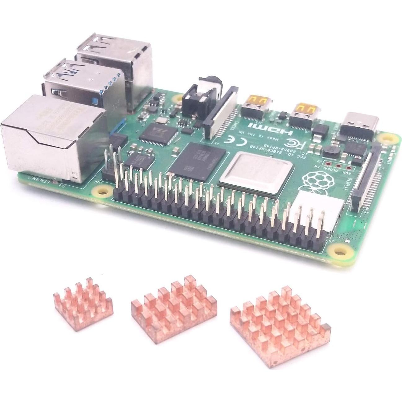 Kit de Ventilador y Disipadores de Calor Easycargo para Raspberry Pi 4 y 5
