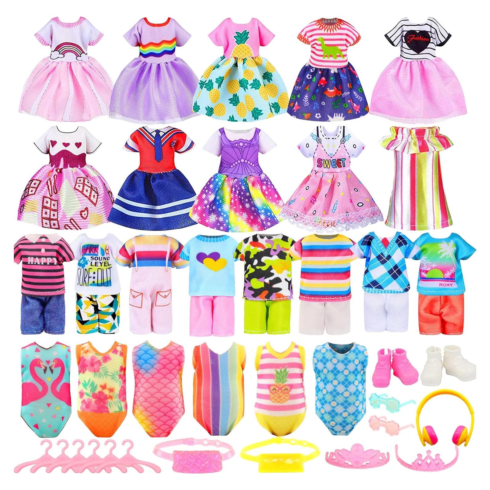 30 Piezas Ropa de Muñeca Joyfun para 13.46-15.24 cm