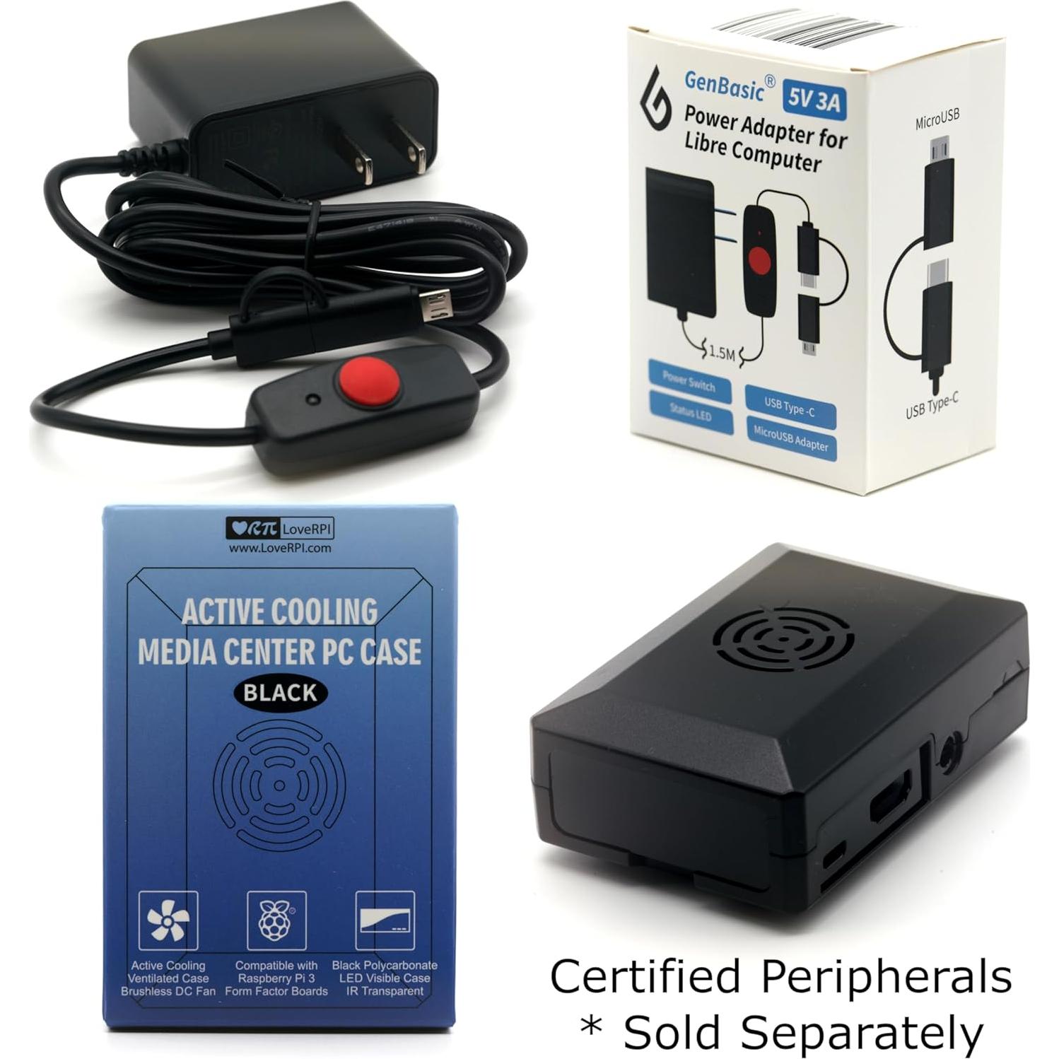 Placa Base Libre Computer Le Potato 2GB WiFi 4 con Disipador