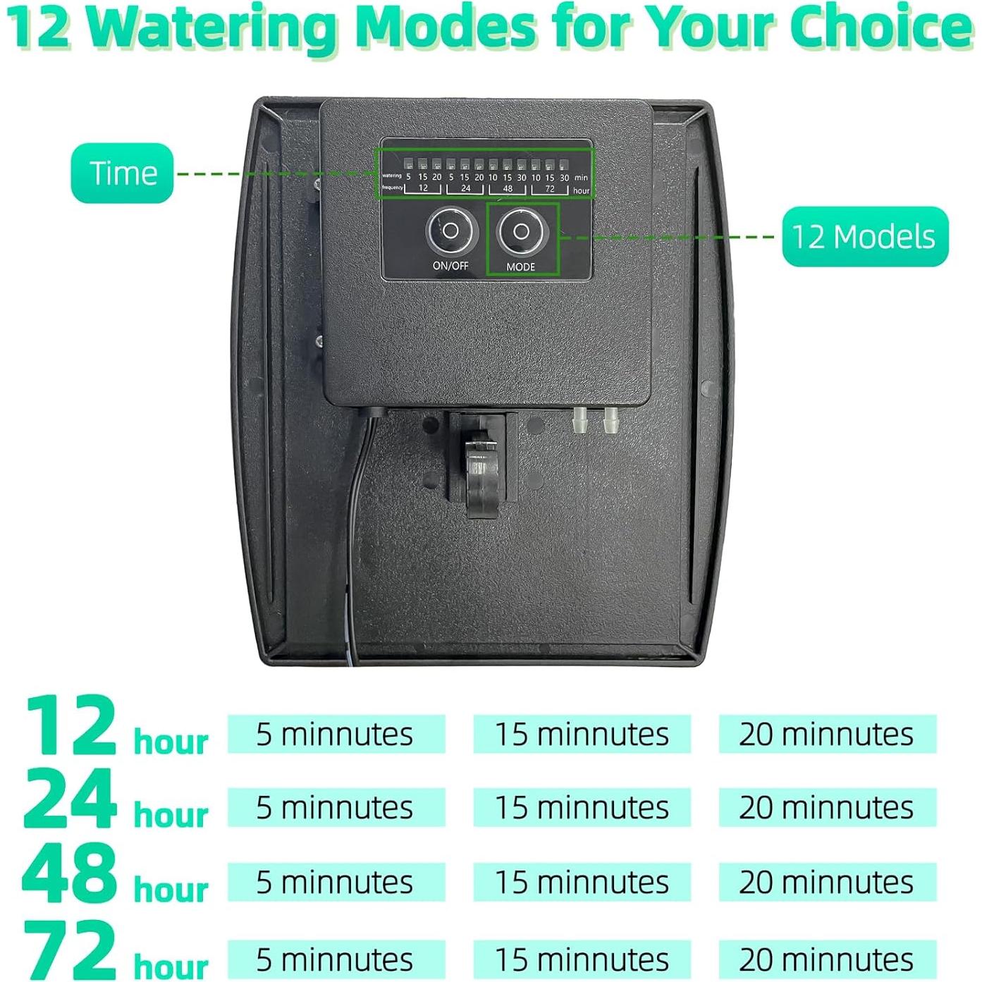 Sistema de Riego por Goteo Solar OHYEAHSPIN 20-30 Macetas