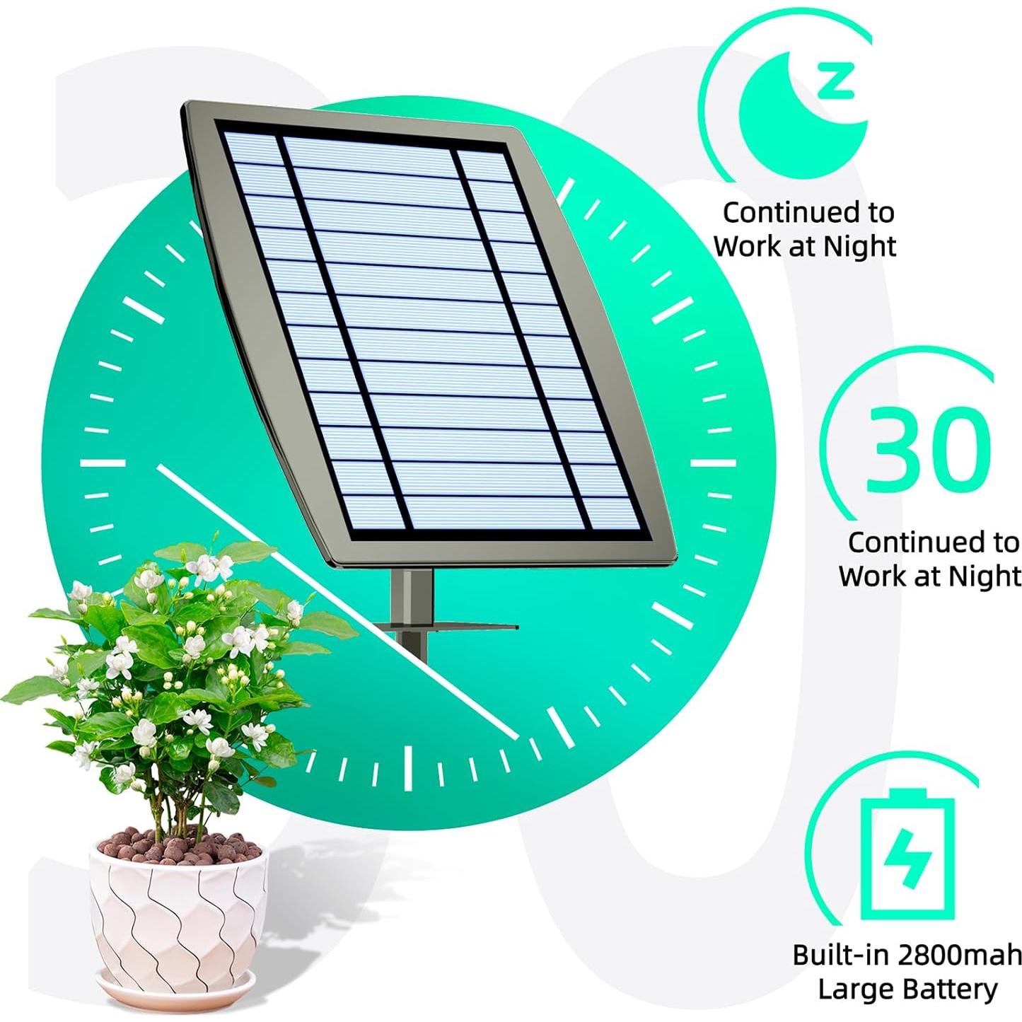Sistema de Riego por Goteo Solar OHYEAHSPIN 20-30 Macetas